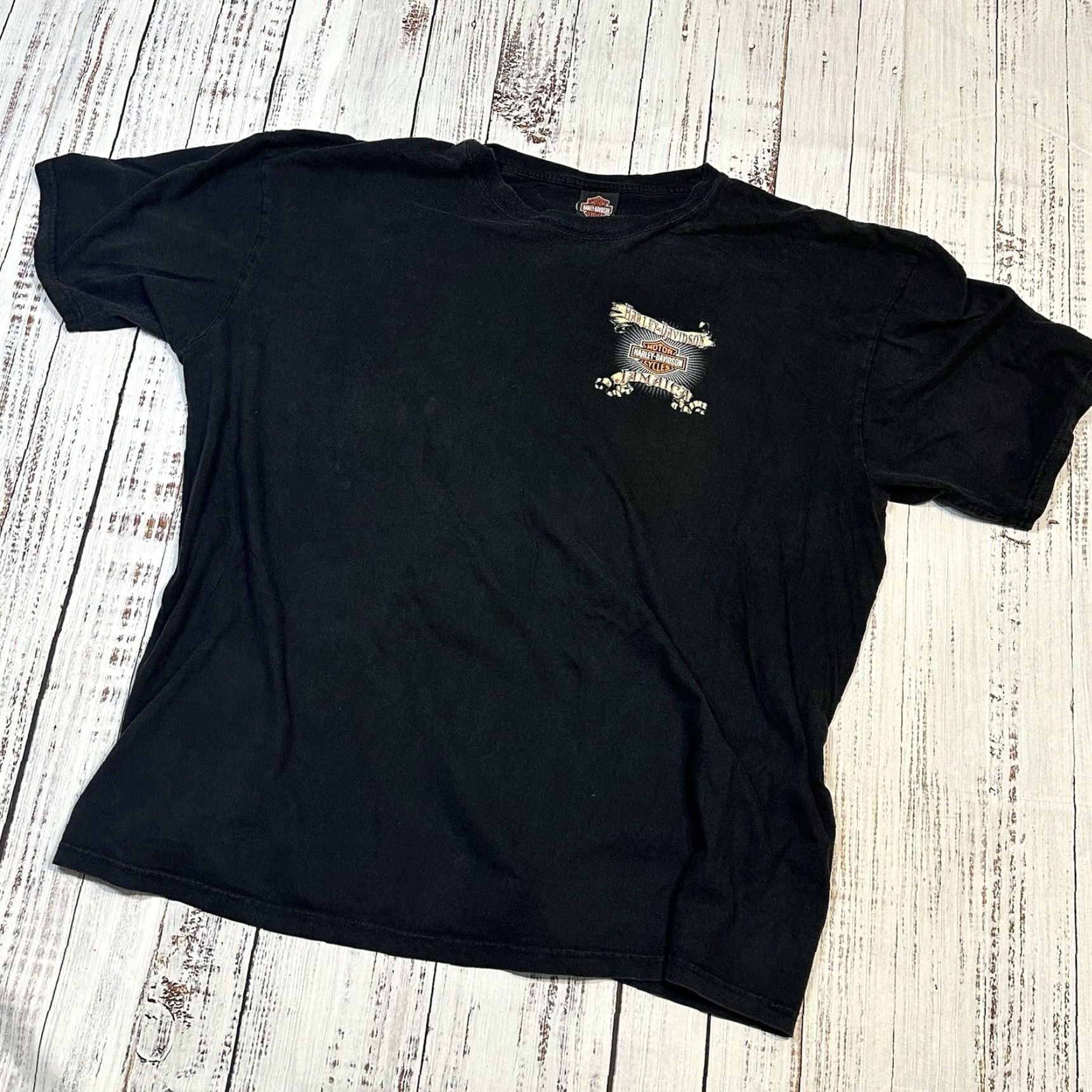 Harley Davidson Harley-Davidson Jamaica Island Graphic Biker Tee Men's 3XL Shirt Size US XXL / EU 58 / 5 - 3 Thumbnail