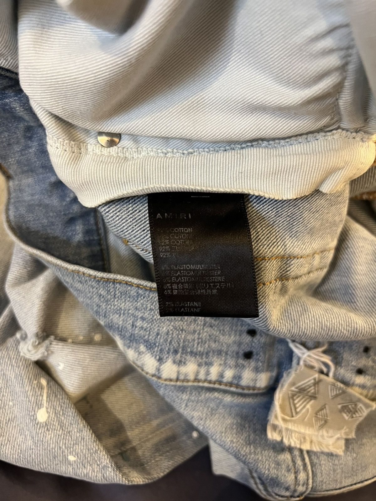 Amiri Amiri paint splatter jeans Size US 31 - 9 Thumbnail