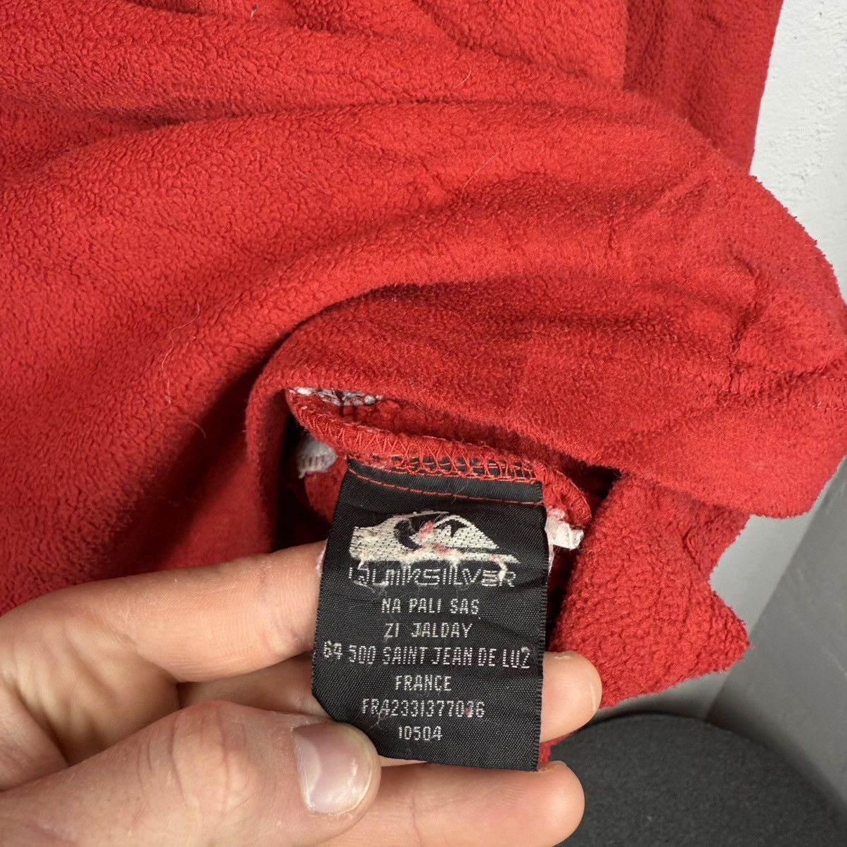 Quiksilver Vintage Quicksilver Fleece Y2K Avant Garde Size US L / EU 52-54 / 3 - 8 Thumbnail