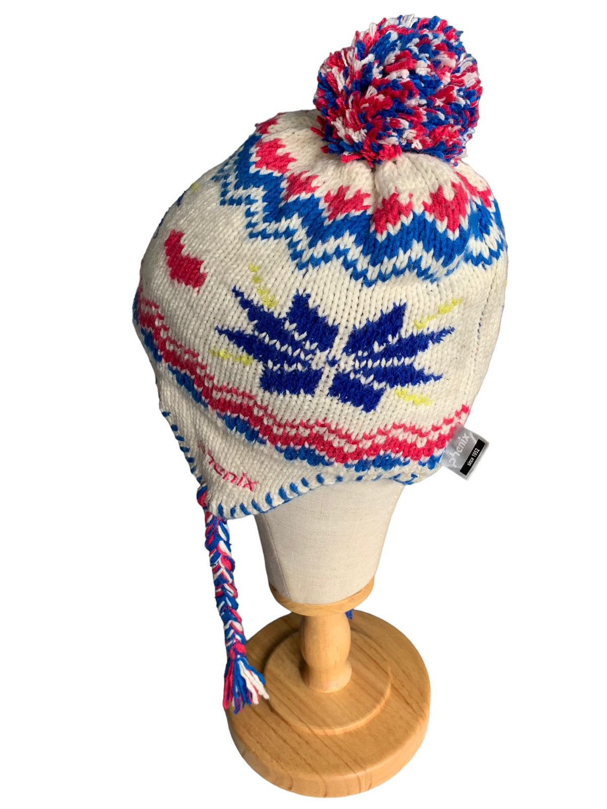 Japanese Brand × Phenix Phenix Multicolour Earflap Crochet knit Beanie Hats Size ONE SIZE - 8 Thumbnail