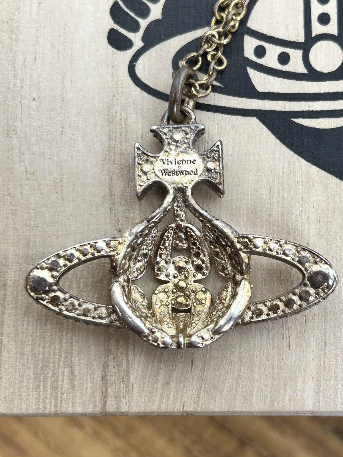 Vivienne Westwood Vintage Vivienne Westwood Chain Orb Pendant Necklace Size ONE SIZE - 4 Thumbnail