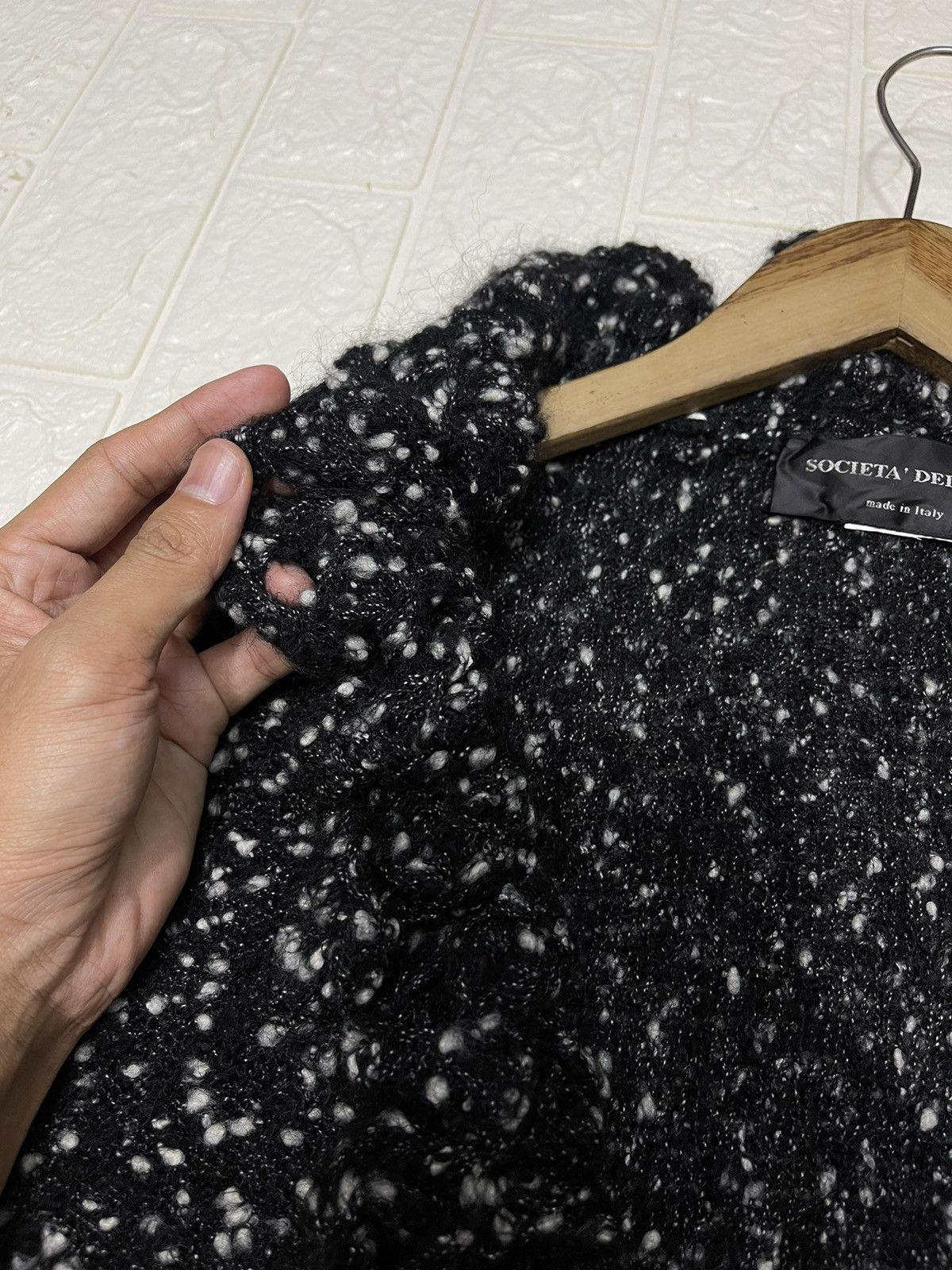Japanese Brand Cardigan Sweater Societa ' Del Sile italy Size M / US 6-8 / IT 42-44 - 12 Thumbnail