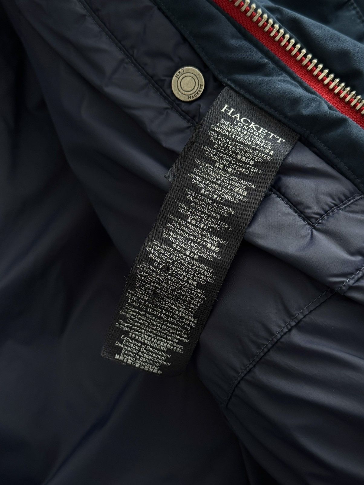 Hackett Hackett London Duck Down Puffer Jacket Size US L / EU 52-54 / 3 - 9 Thumbnail