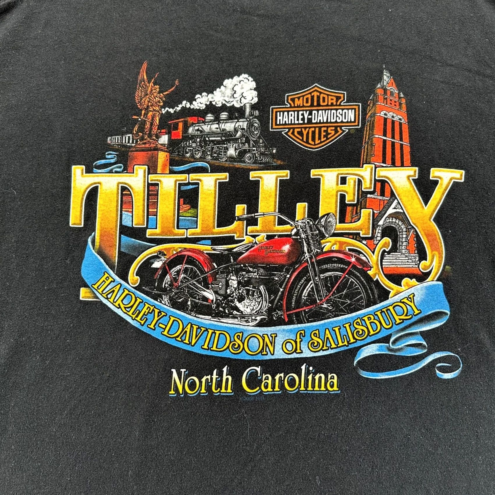 Harley Davidson Harley-Davidson Motorcycles T-Shirt Black 2XL Short Sleeve Pullover Mens Regular Cotton Crew Neck Easy Care Shirt Size US XXL / EU 58 / 5 - 3 Thumbnail