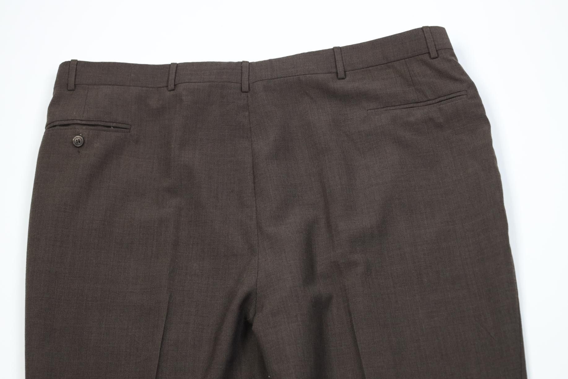 Vintage Vintage 70s Streetwear Knit Wide Leg Chino Pants Brown Size US 44 / EU 60 - 12 Thumbnail