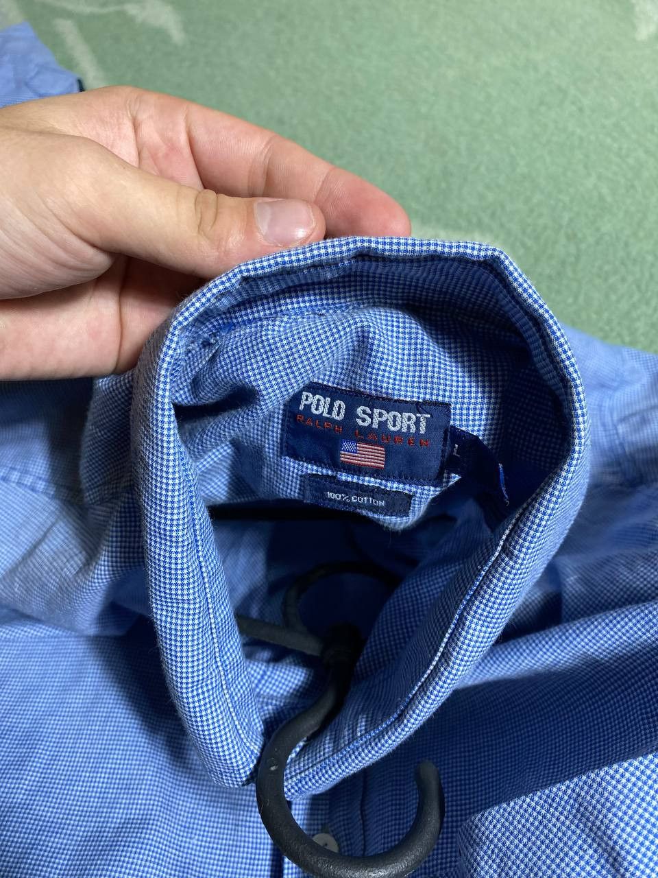 Polo Ralph Lauren Vintage Polo Sport Ralph Lauren Custom fit Cotton Shirt Size US L / EU 52-54 / 3 - 3 Thumbnail