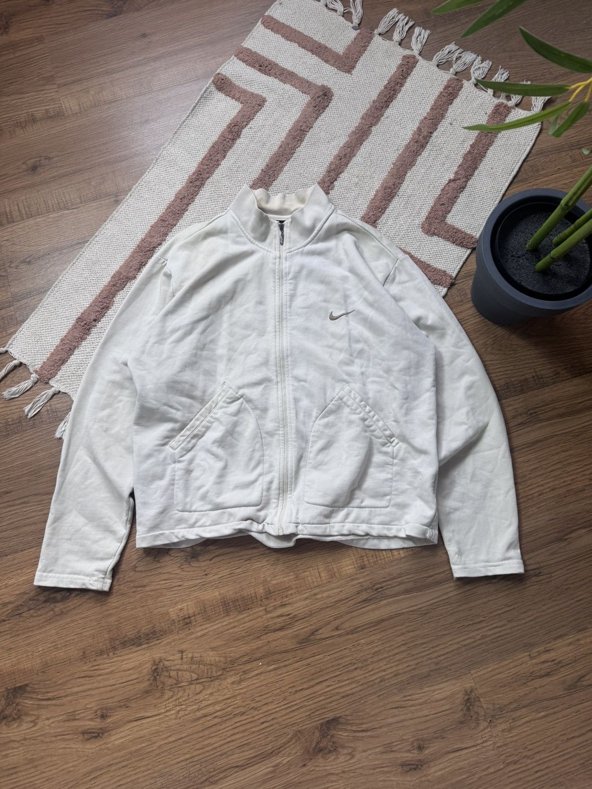 Nike × Vintage VINTAGE NIKE 2000s ZIP UP SWEATSHIRT Size L / US 10 / IT 46 - 1 Thumbnail