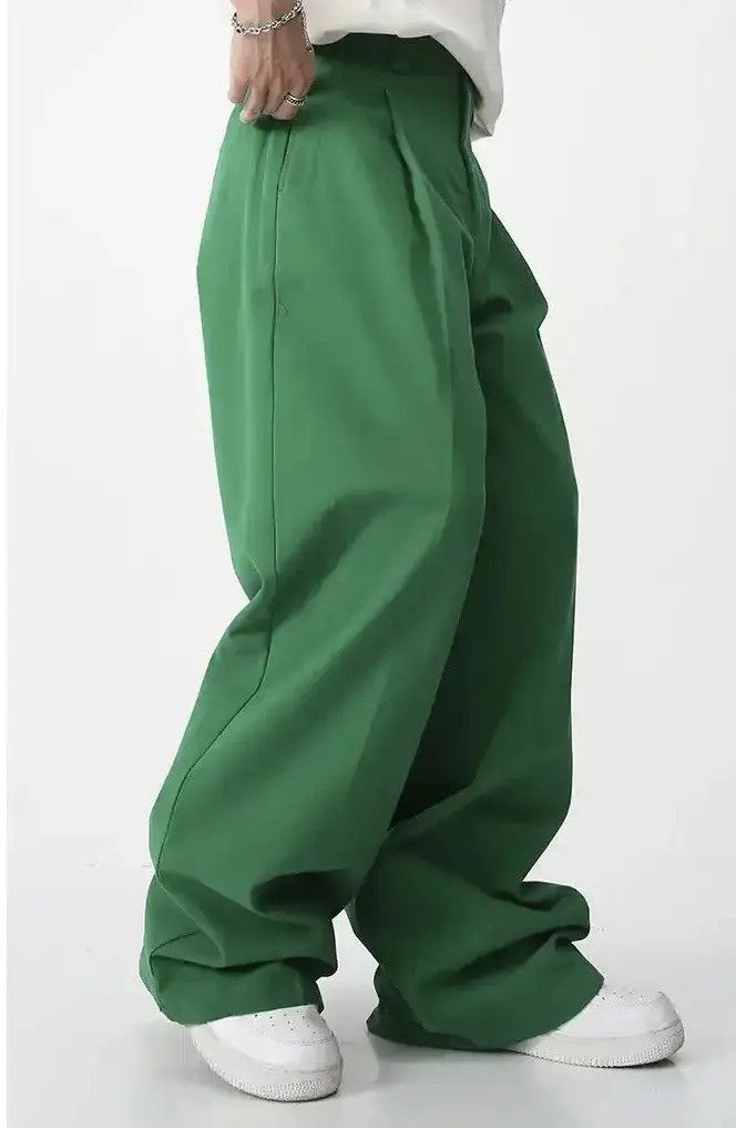 Japanese Brand Trendy Color Straight Wide Leg Casual Pant Size US 32 / EU 48 - 4 Thumbnail