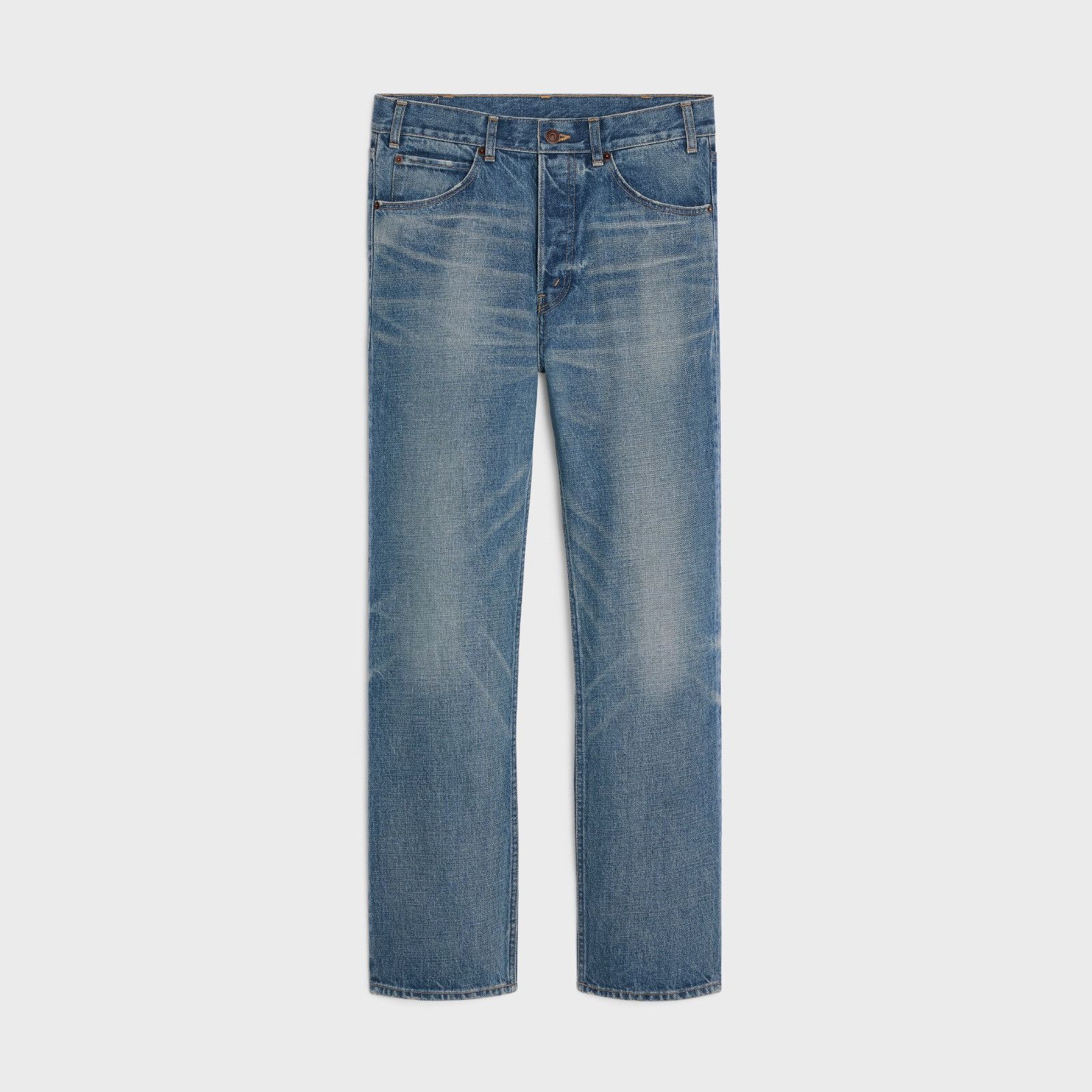 Celine o1mle0426 Kurt Denim Jeans In Blue Size US 33 - 1 Preview