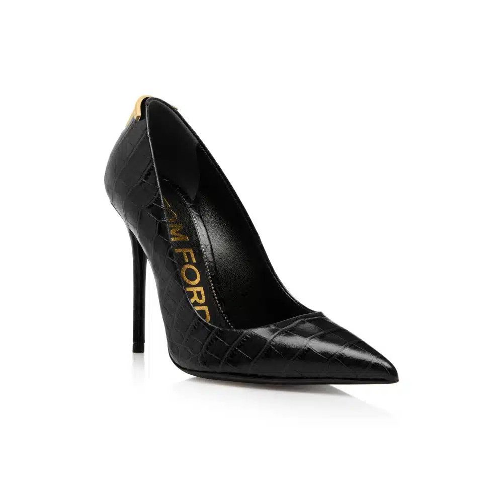 Tom Ford o1loc1c0325 W3128 Hi Heel Pumps in Black Size US 8.5 / IT 38.5 - 2 Thumbnail