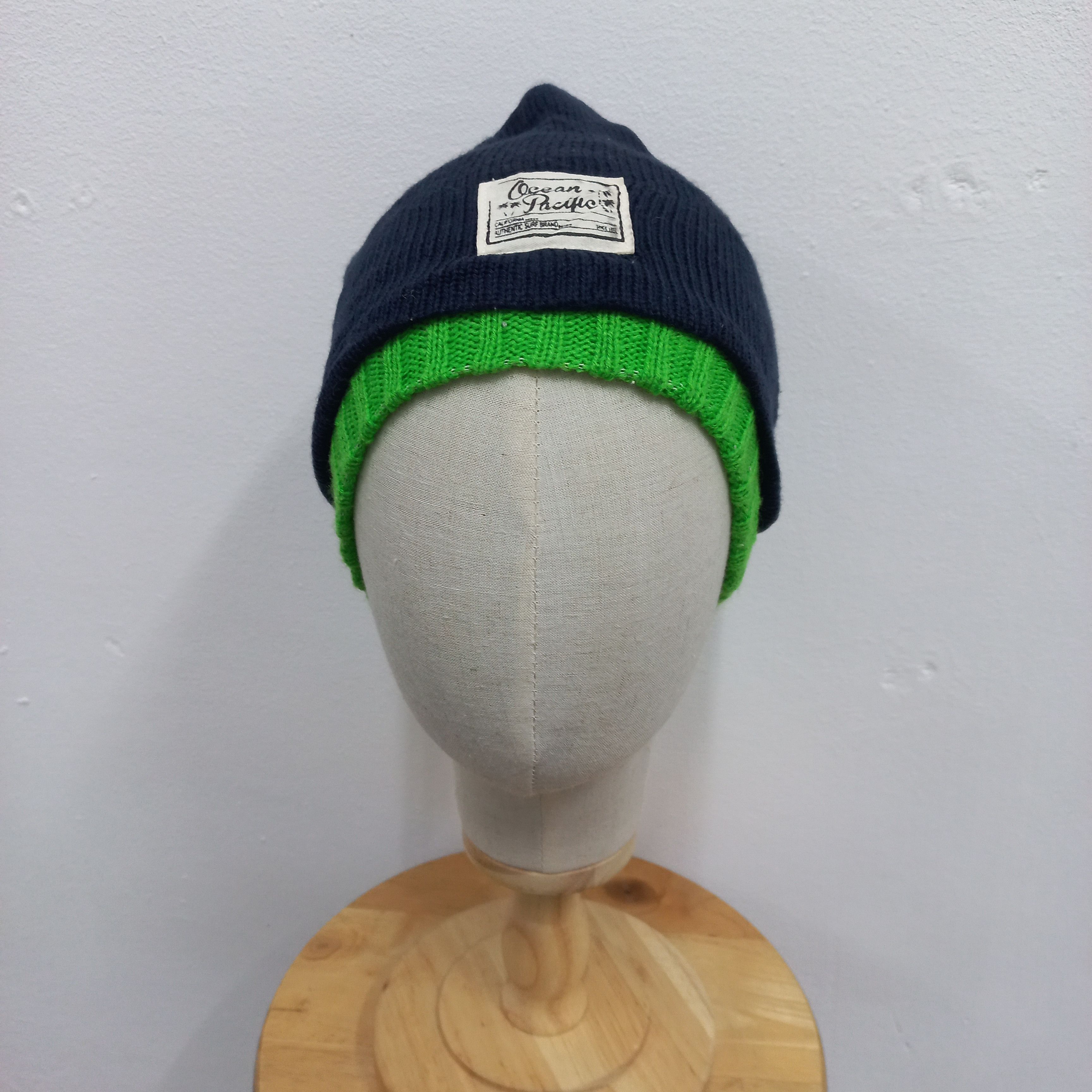 Ocean Pacific 💥Op Ocean pacific patch double layer pull on beanie hat Size ONE SIZE - 2 Thumbnail