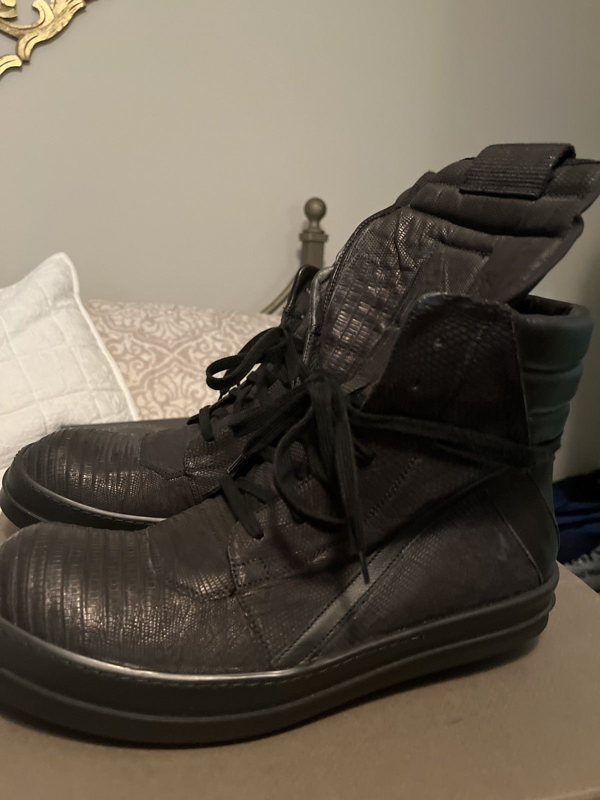 Rick Owens Rick Owens Geo basket 44 iguana skin Size US 11 / EU 44 - 9 Thumbnail