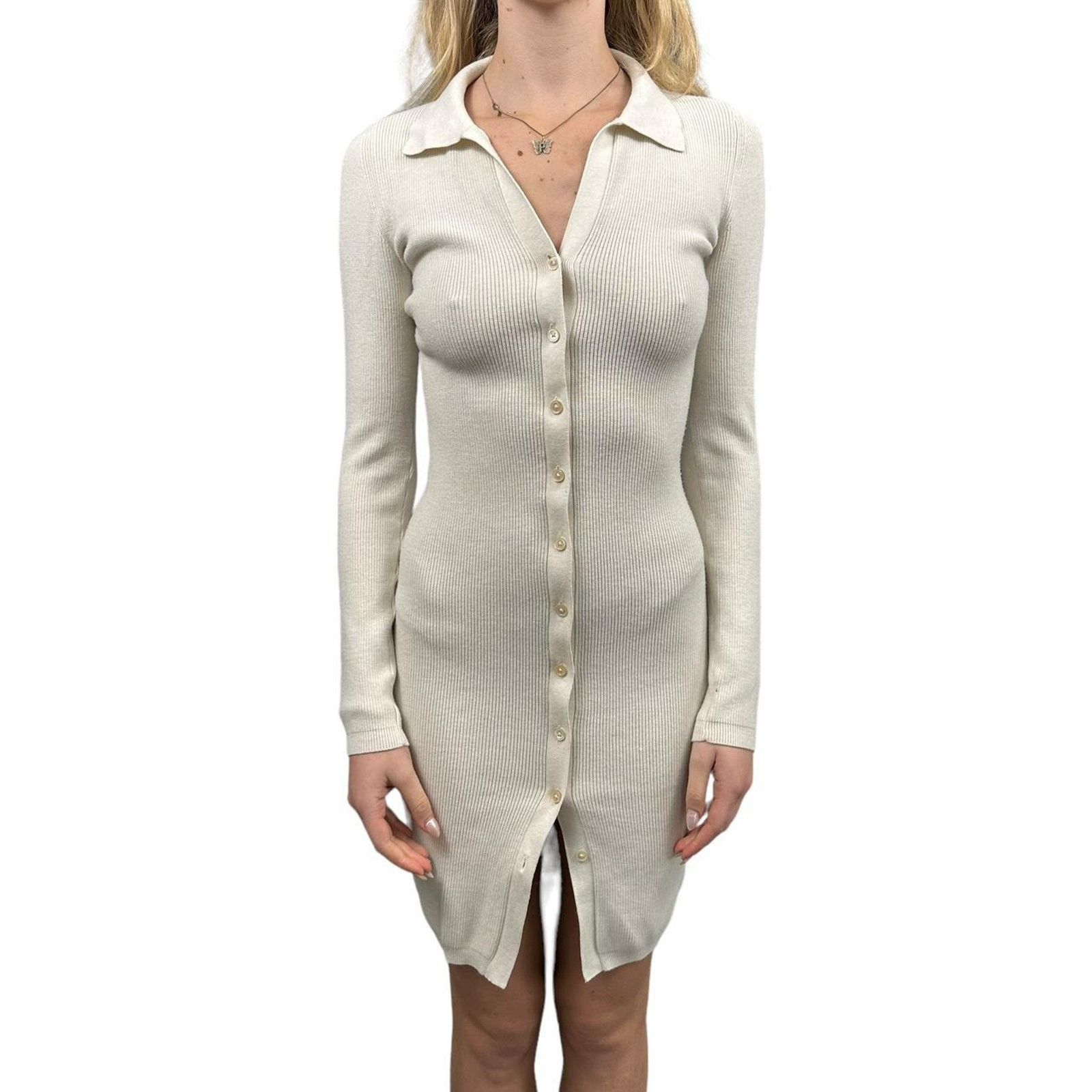 Aritzia Wilfred button up dress crackclu888 Size S / US 4 / IT 40 - 2 Thumbnail