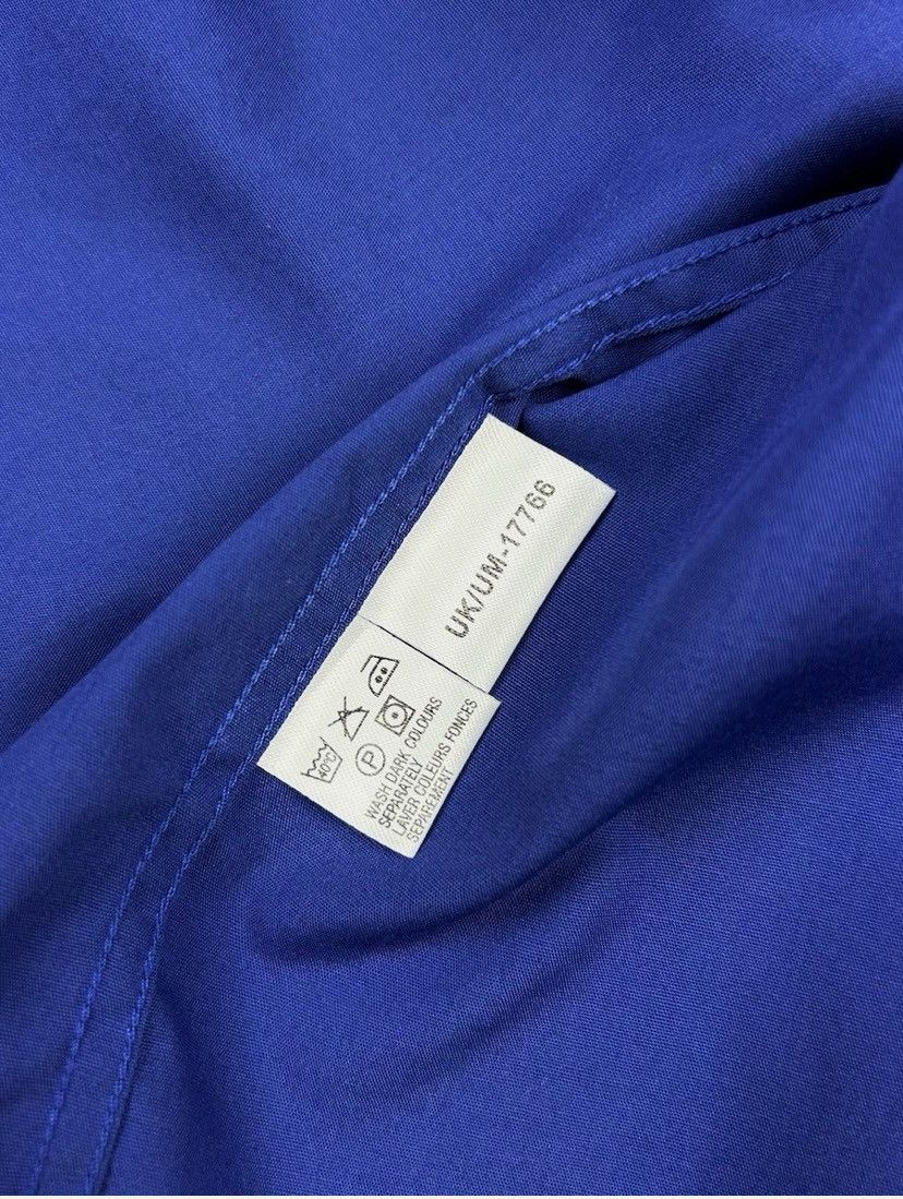 Yves Saint Laurent YSL Logo Button Up - Electric Blue Size US M / EU 48-50 / 2 - 6 Thumbnail