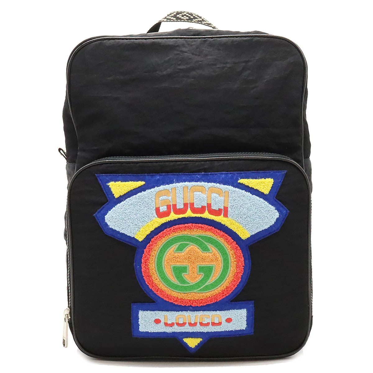 Gucci Gucci Nylon Terry Cross Patch Interlocking G Backpack 536724 Canvas Backpack 536724 in Great Condition