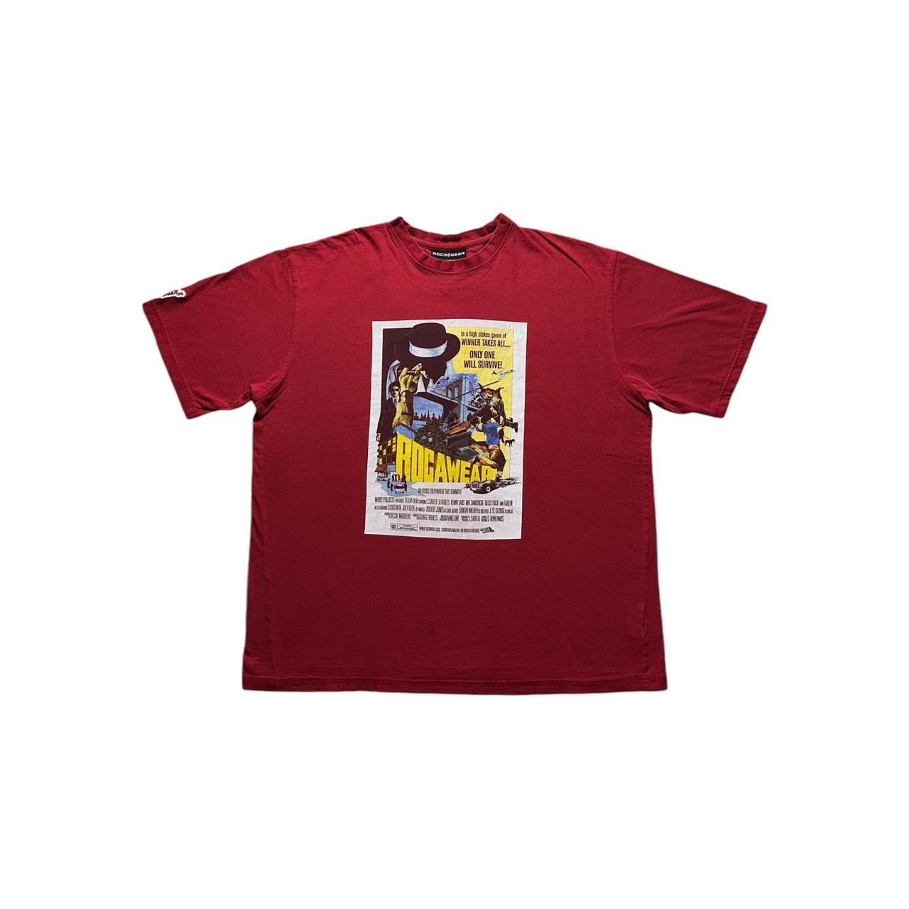 Rocawear × Vintage Vintage Rocawear Movie Poster T-Shirt Size US XXL / EU 58 / 5 - 1 Thumbnail