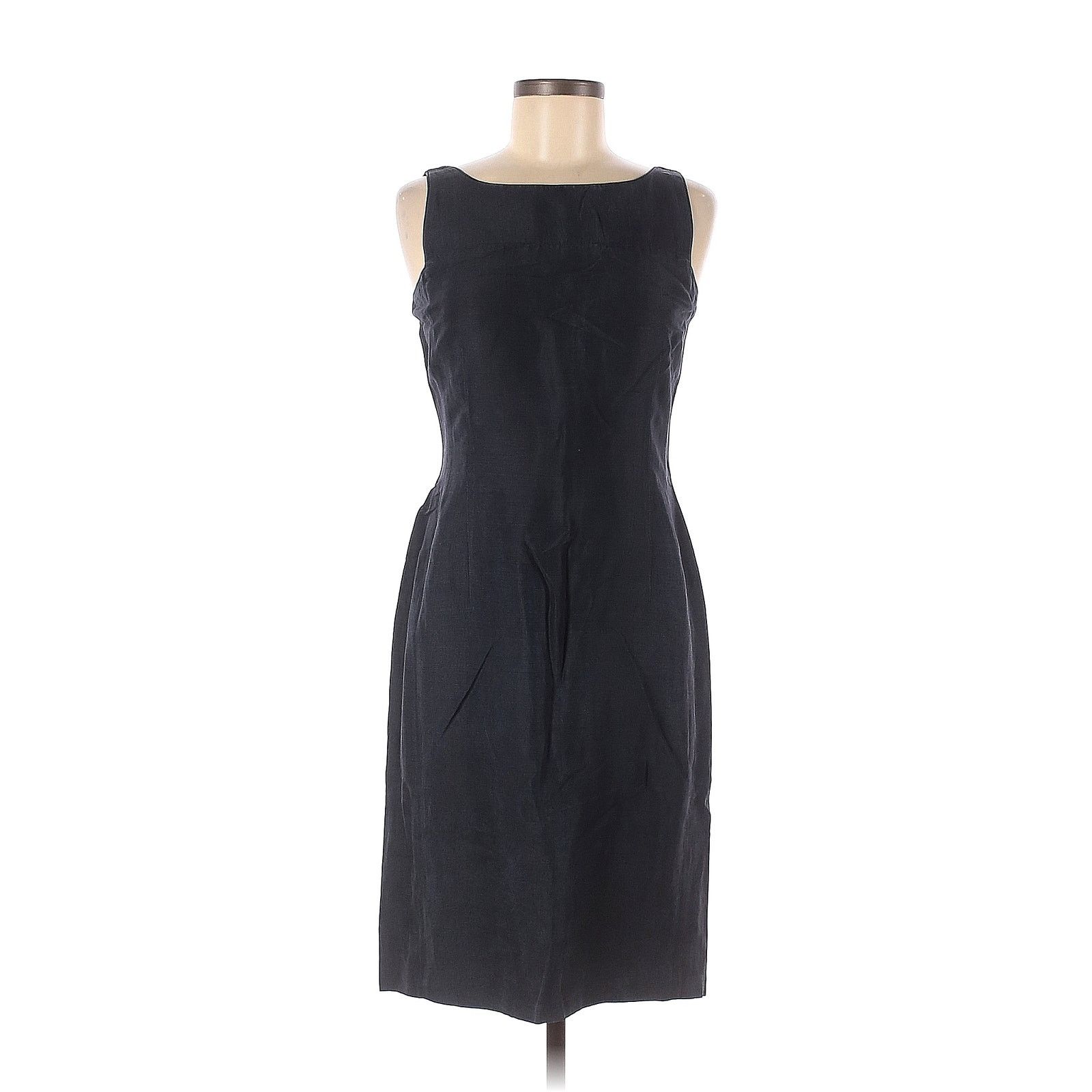 Giorgio Armani Giorgio Armani linen silk sheath dress midi blue IT 44 US 8 Size M / US 6-8 / IT 42-44 - 1 Thumbnail