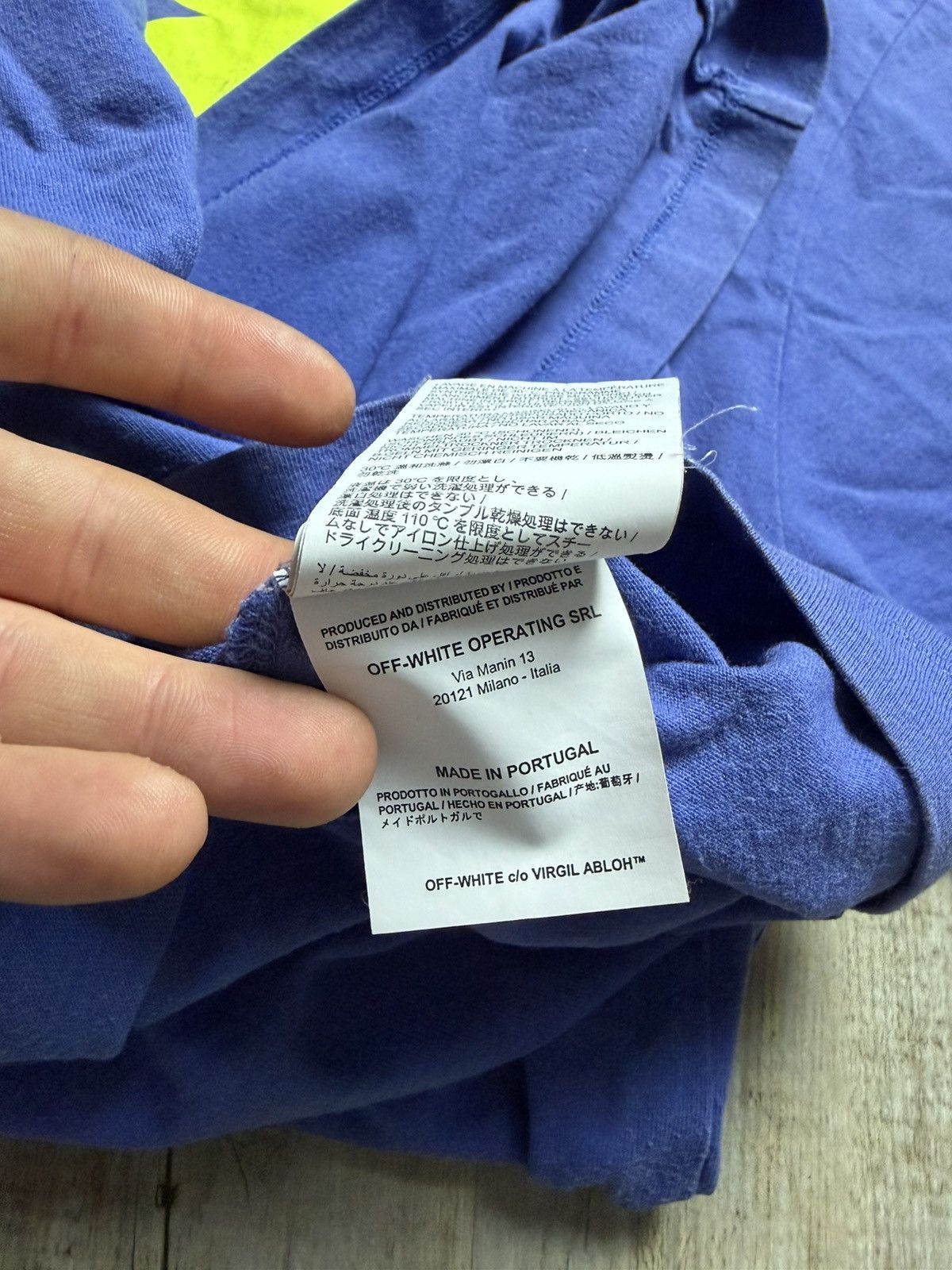 Off-White Short Sleeve Off-White T-Shirt in Purple Size L Size US XL / EU 56 / 4 - 11 Thumbnail