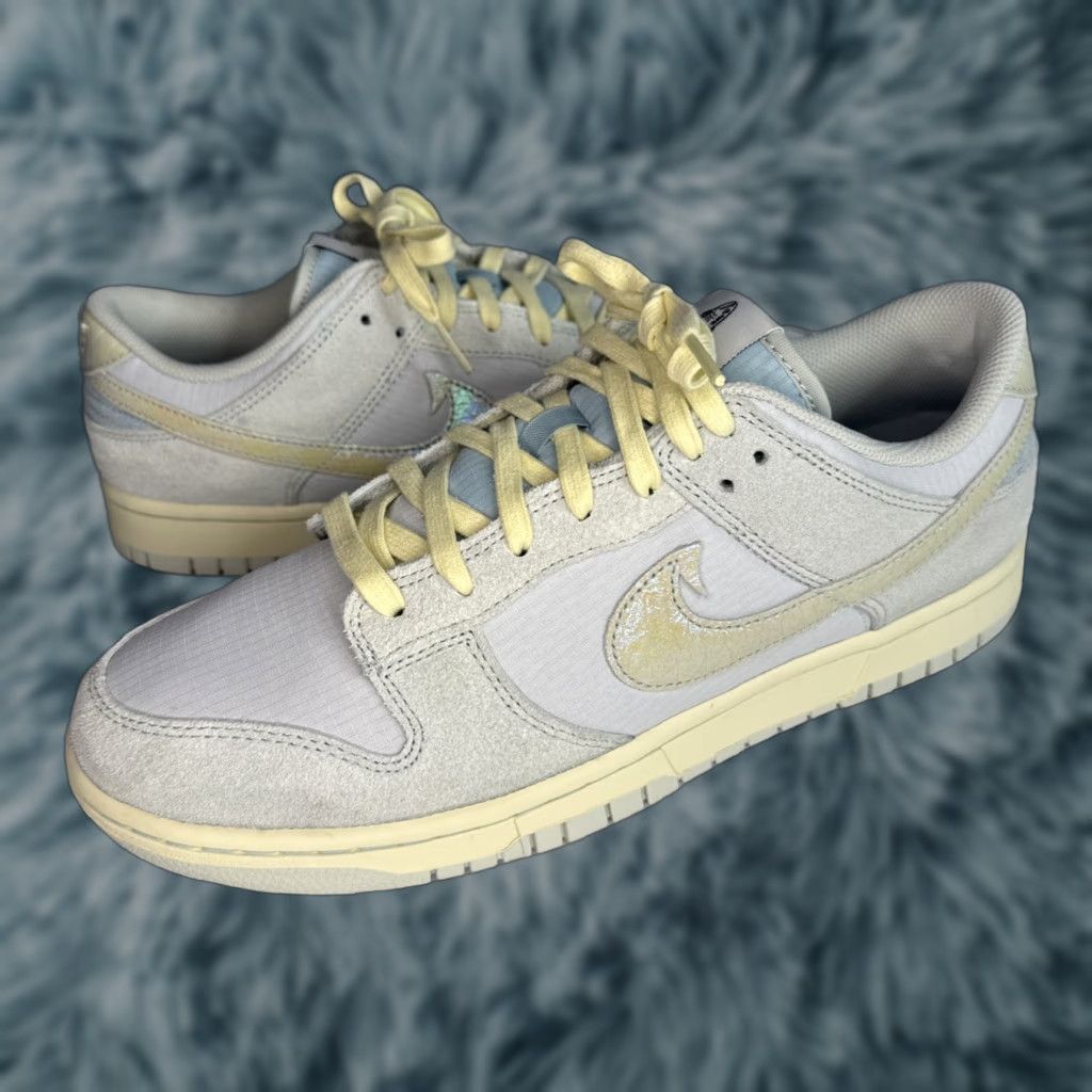 Nike Nike Dunk Low Top Chinook Salmon - Size 11.5 Men’s Sneakers Shoes - Duck Gray Suede Athletic Casual Lows Men Din 2023 DV7210-001 Size US L / EU 52-54 / 3 - 1 Thumbnail