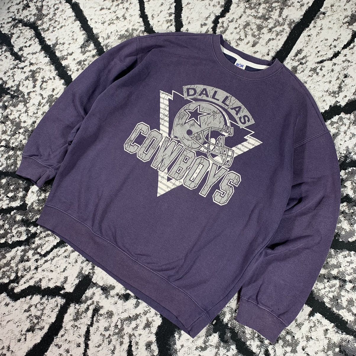 Vintage Vintage NFL Dallas Cowboys Crewneck Sweatshirt Boxy 90’s Size US M / EU 48-50 / 2 - 2 Thumbnail