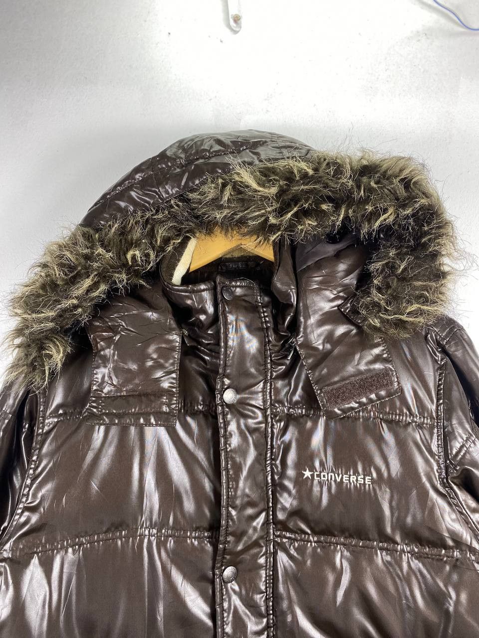 Converse vintage converse shiny puffer jacket nice design Size US M / EU 48-50 / 2 - 2 Thumbnail