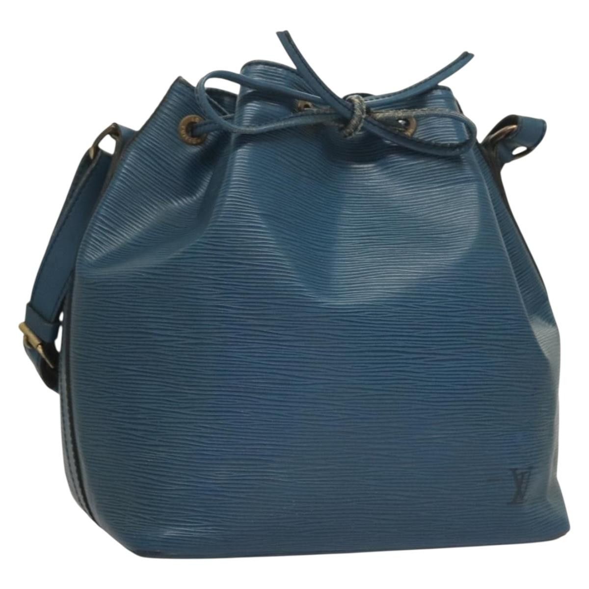 LOUIS VUITTON Epi Petit Noe Shoulder Bag Blue M44105