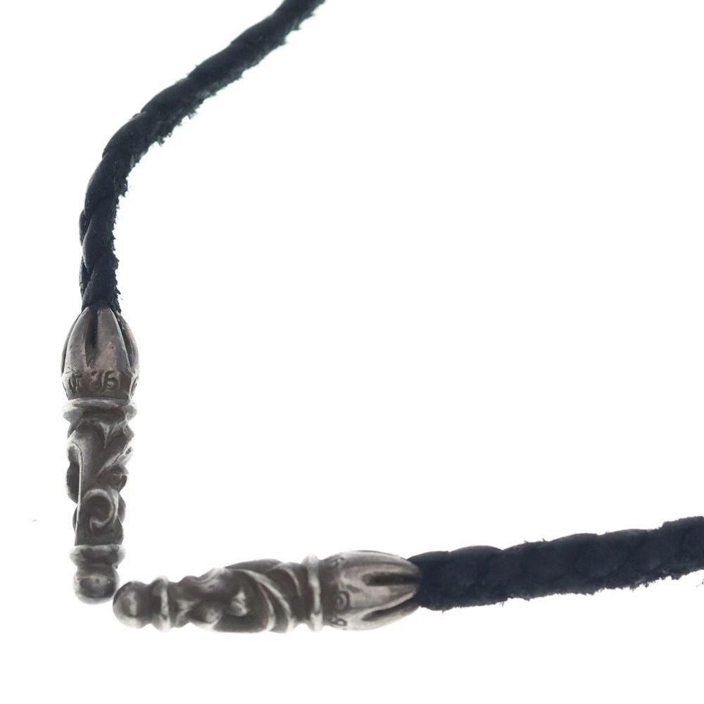 Chrome Hearts Chrome Hearts Leather Braid Scroll Necklace Size ONE SIZE - 1 Thumbnail