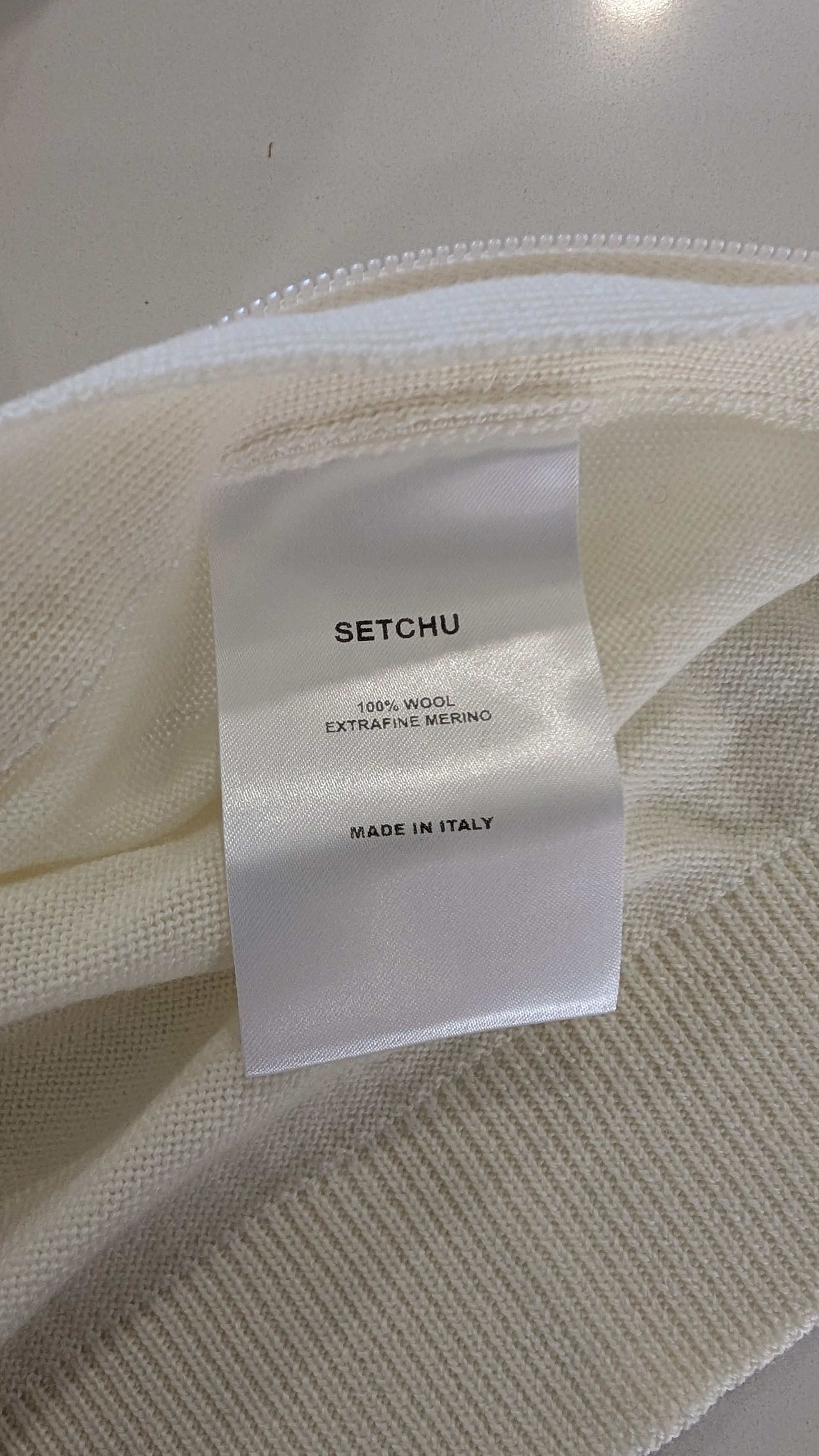 Other SETCHU Zip Knit Turtleneck Sweater Off-White Size 1 S Size US S / EU 44-46 / 1 - 4 Thumbnail
