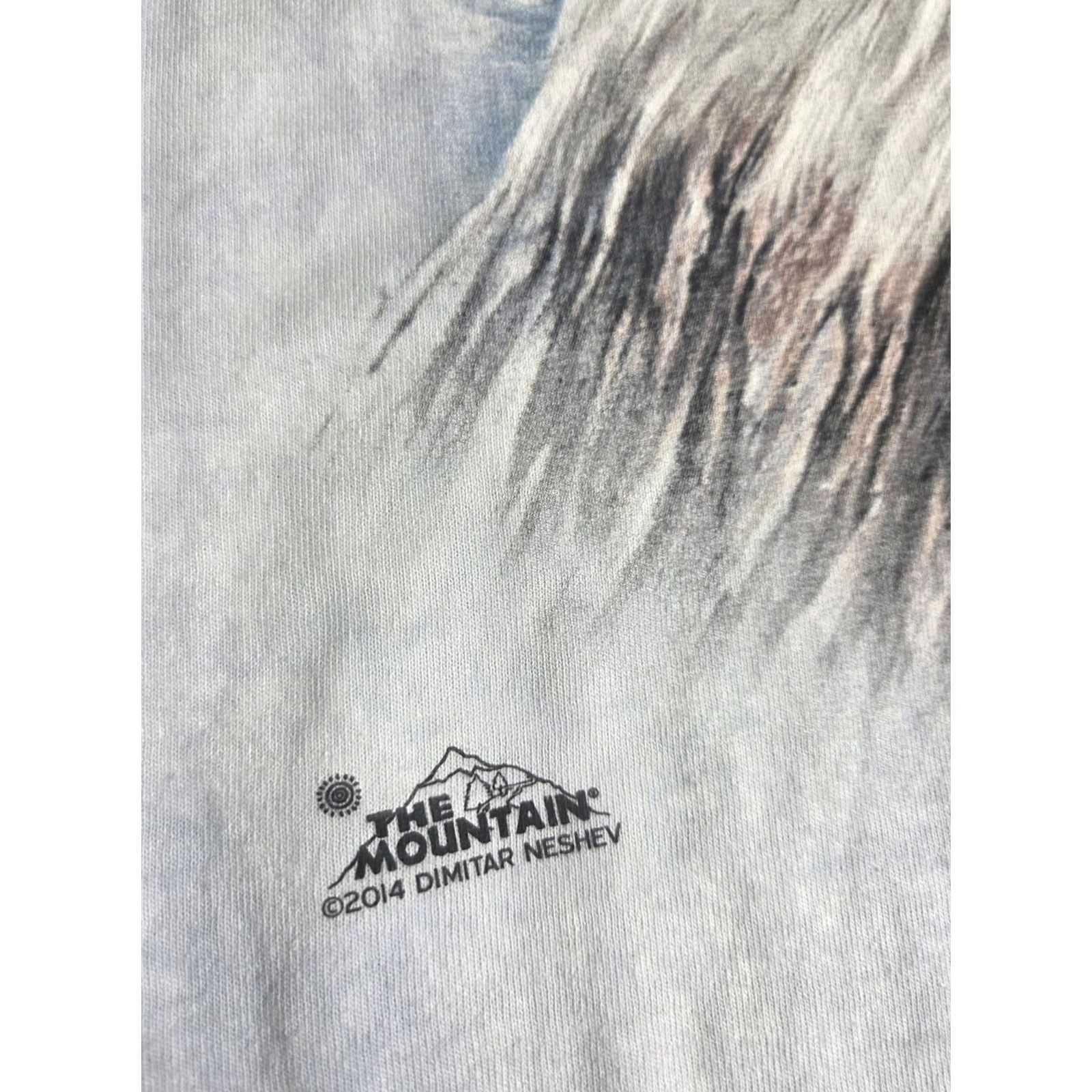 The Mountain The Mountain Eagle Graphic T-Shirt Mens XL Blue Tie Dye USA Patriotic Tee Size US XL / EU 56 / 4 - 3 Thumbnail