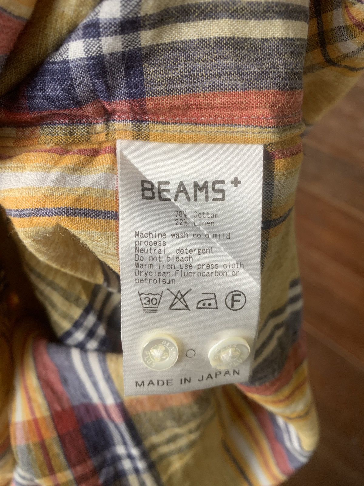 Beams Plus × Japanese Brand Beams Plus Japan half button flannel Size US M / EU 48-50 / 2 - 5 Thumbnail