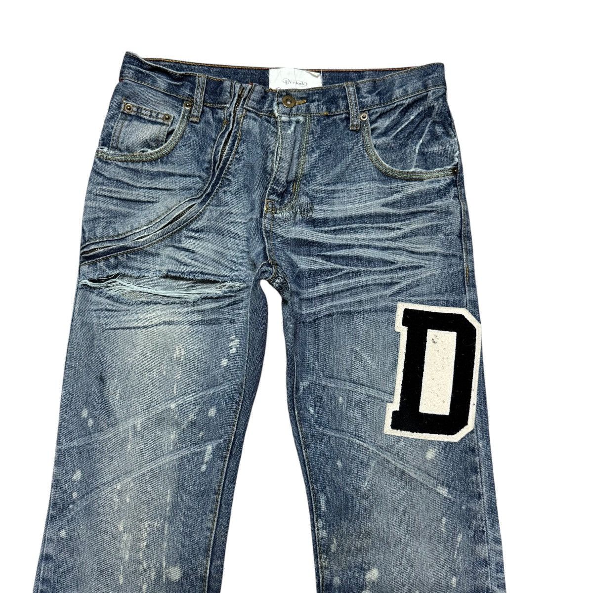 Devilock Vintage Devilock Distressed Denim Jeans Size US 30 / EU 46 - 4 Thumbnail