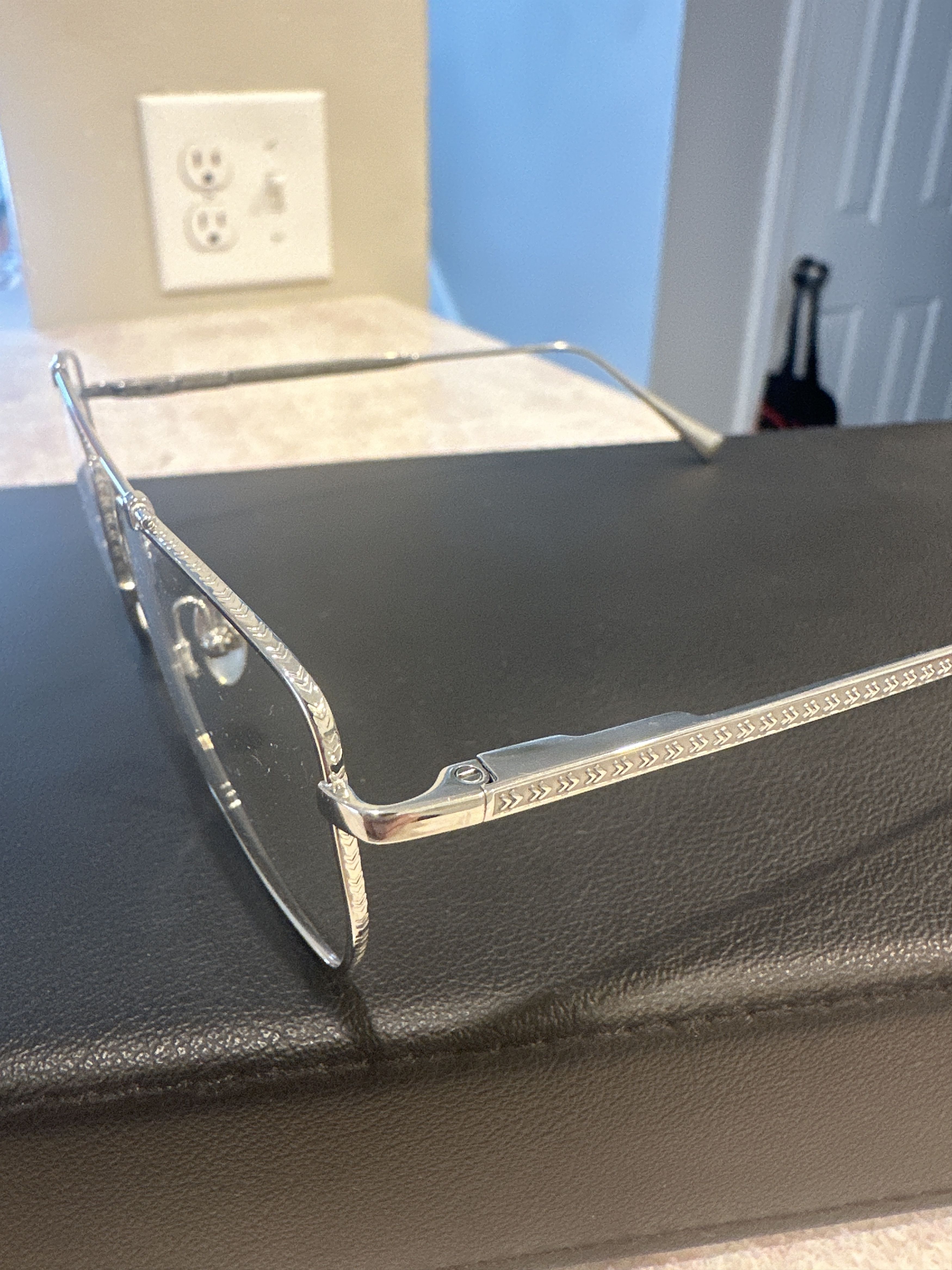John Varvatos VJV190 51-17-145 Silver Glasses Size ONE SIZE - 5 Thumbnail
