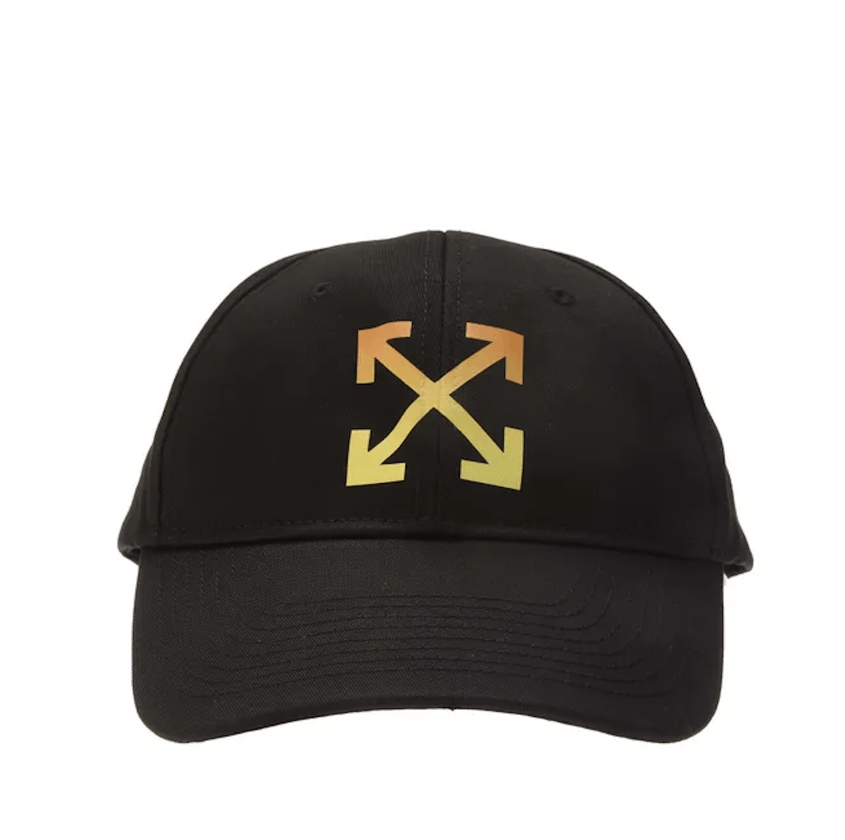 Off-White Off White Gradient Baseball Cap in black orange Size ONE SIZE - 1 Thumbnail