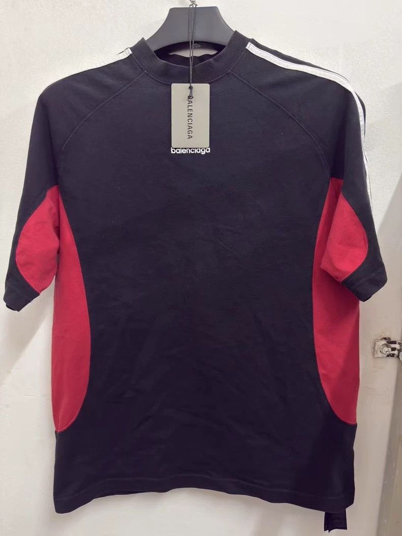 Balenciaga Balenciaga Adi co-branded patchwork short sleeves Size US XXS / EU 40 - 1 Thumbnail