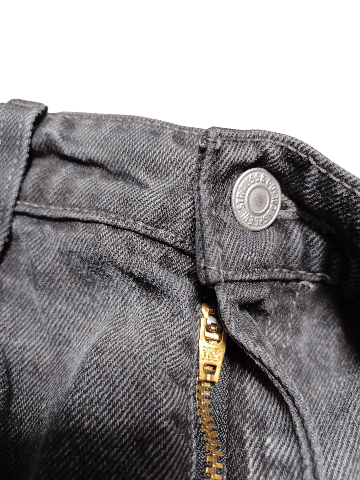 Levi's Vintage Clothing 505 LEVIS 1998 MADE IN GUATEMALA W34 L32 WASHED JEANS HEAVY Size US 34 / EU 50 - 5 Thumbnail