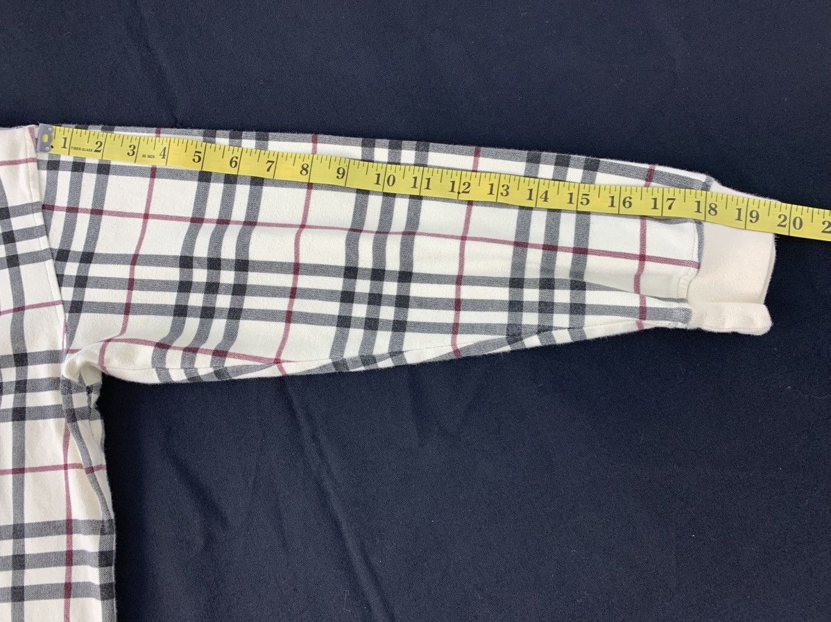 Burberry Burberry London Nova Checked Monogram Longsleeve Pocket Polo Size US M / EU 48-50 / 2 - 10 Thumbnail