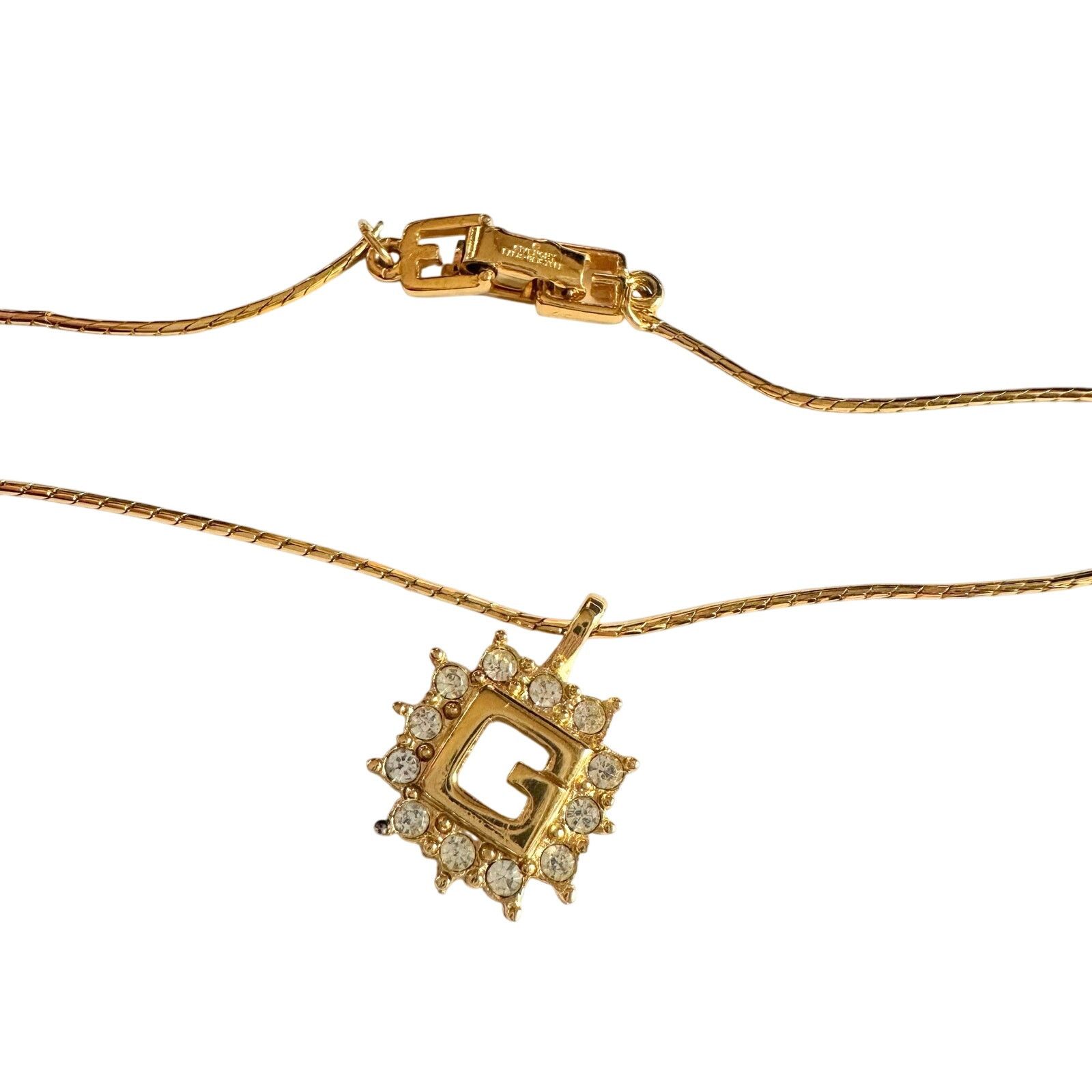 Givenchy Givenchy G with Burst of Rhinestones Necklace Size ONE SIZE - 3 Thumbnail