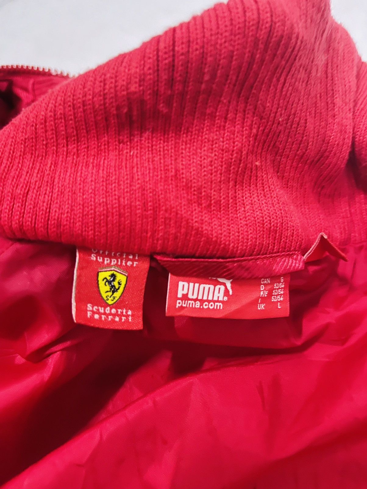 Ferrari × Puma Puma x Ferrari Zipper Jacket Size US L / EU 52-54 / 3 - 6 Thumbnail