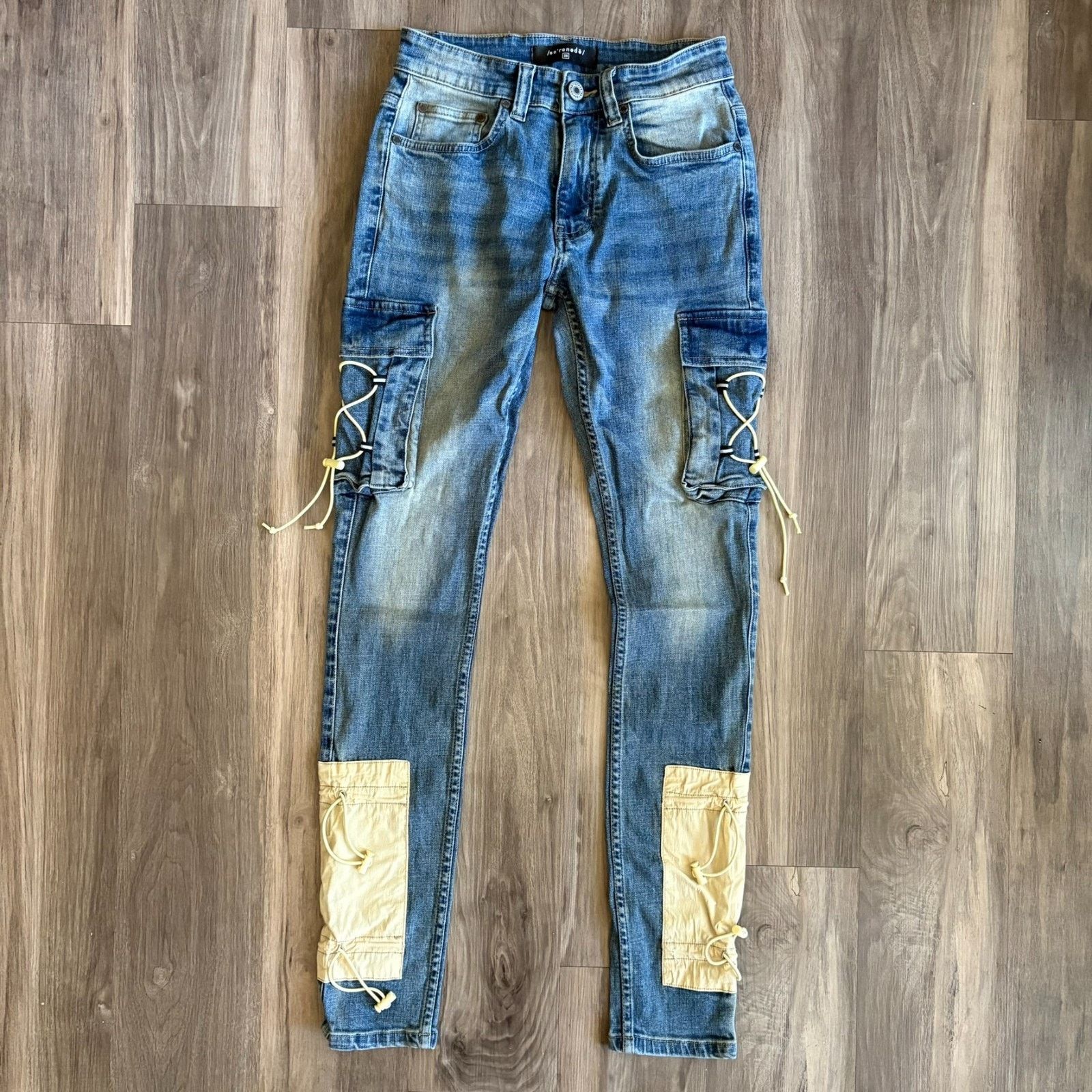 SERENEDE Serenede ICE Jeans Men's Fitted Denim In Blue Size 28 NWT