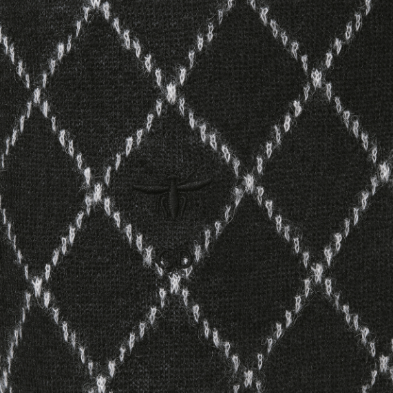 Dior o1w1db11225 454S17 Tied Collar Sweater in Black/White Size XL / US 12-14 / IT 48-50 - 4 Thumbnail