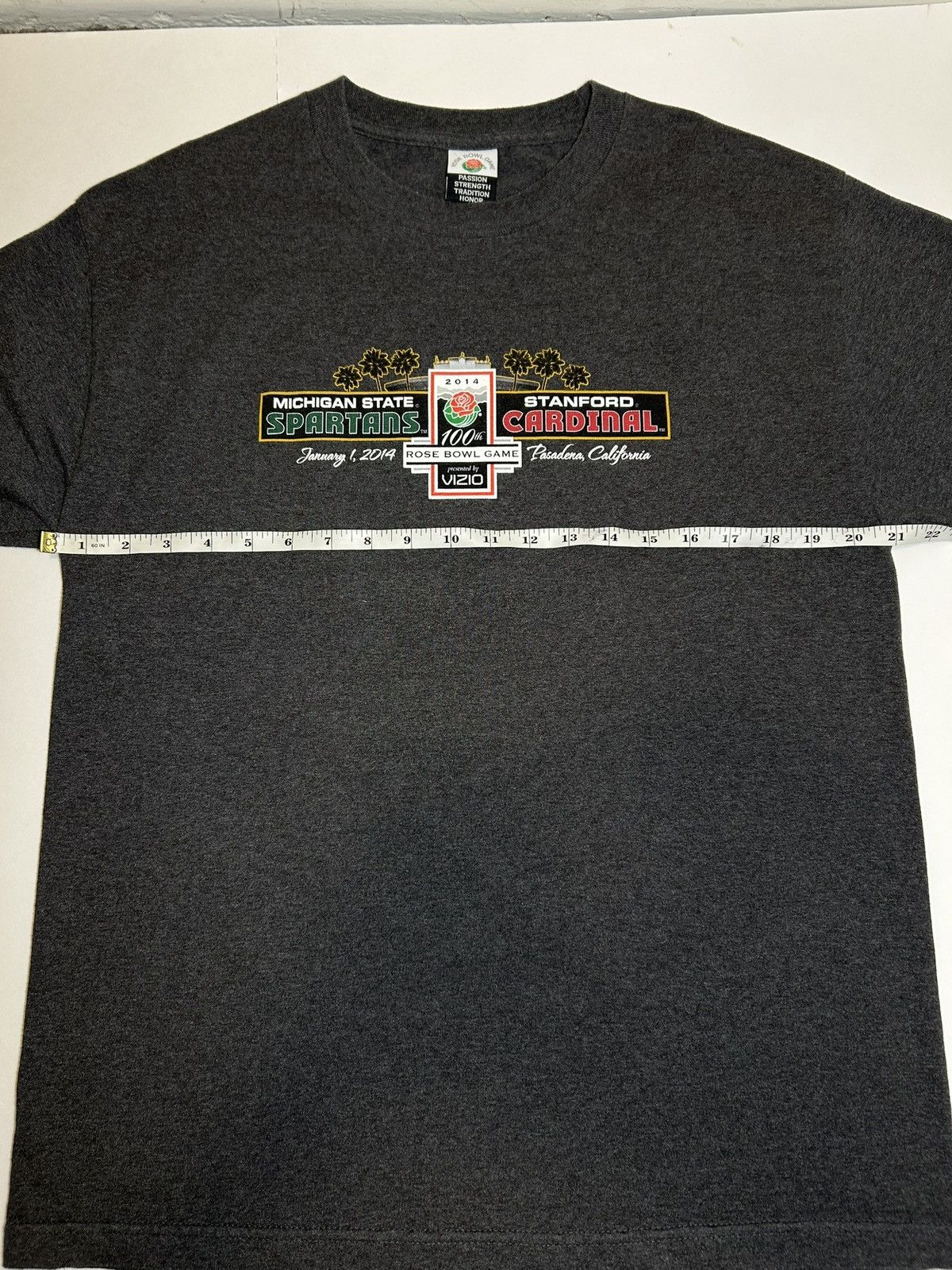 Other *OFFICIAL* 100th Rose Bowl Spartans Vs Cardinals 2014 Tee Size US L / EU 52-54 / 3 - 11 Thumbnail