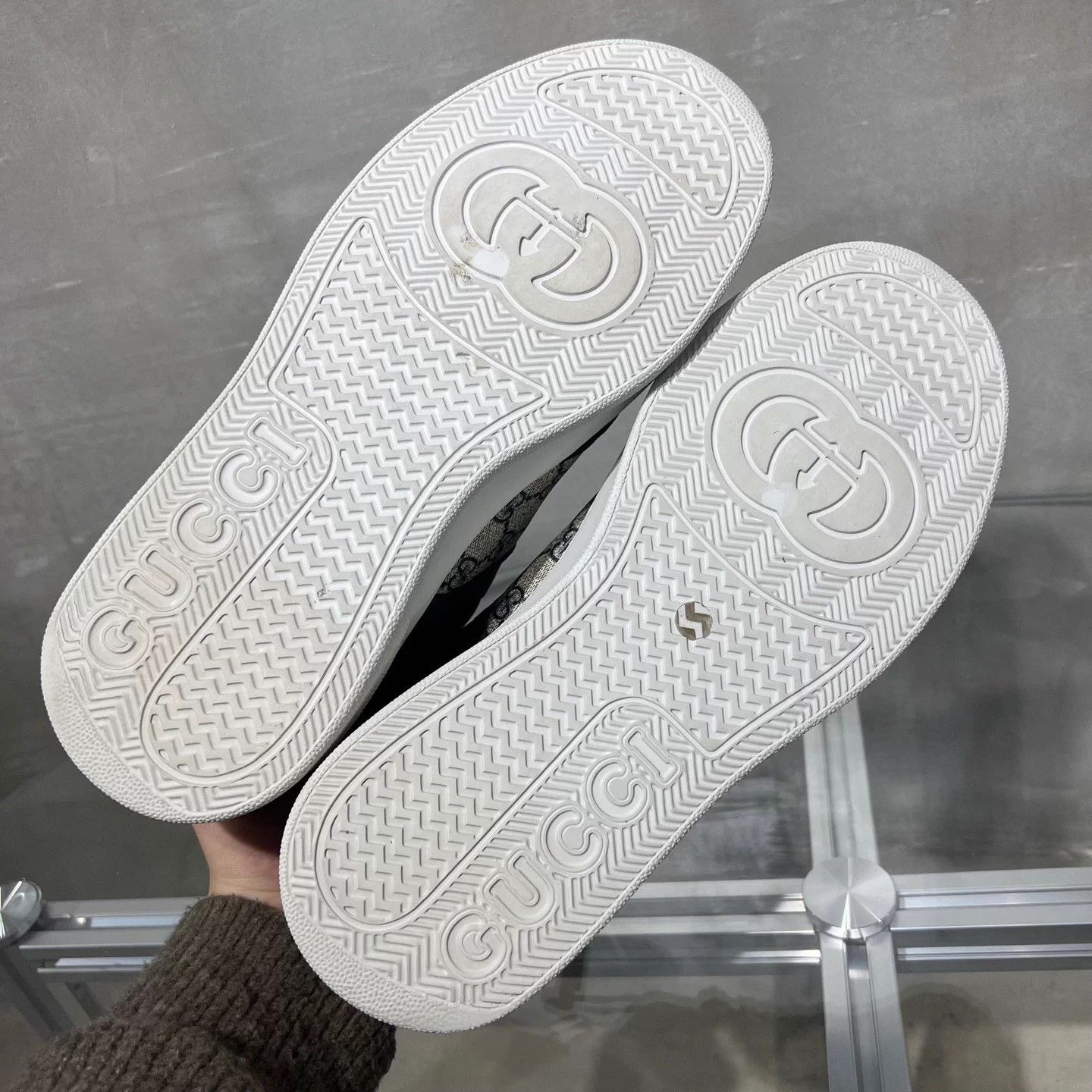 Gucci Gucci Chunky B GG white and blue 44 shoes Size US 11 / EU 44 - 7 Thumbnail