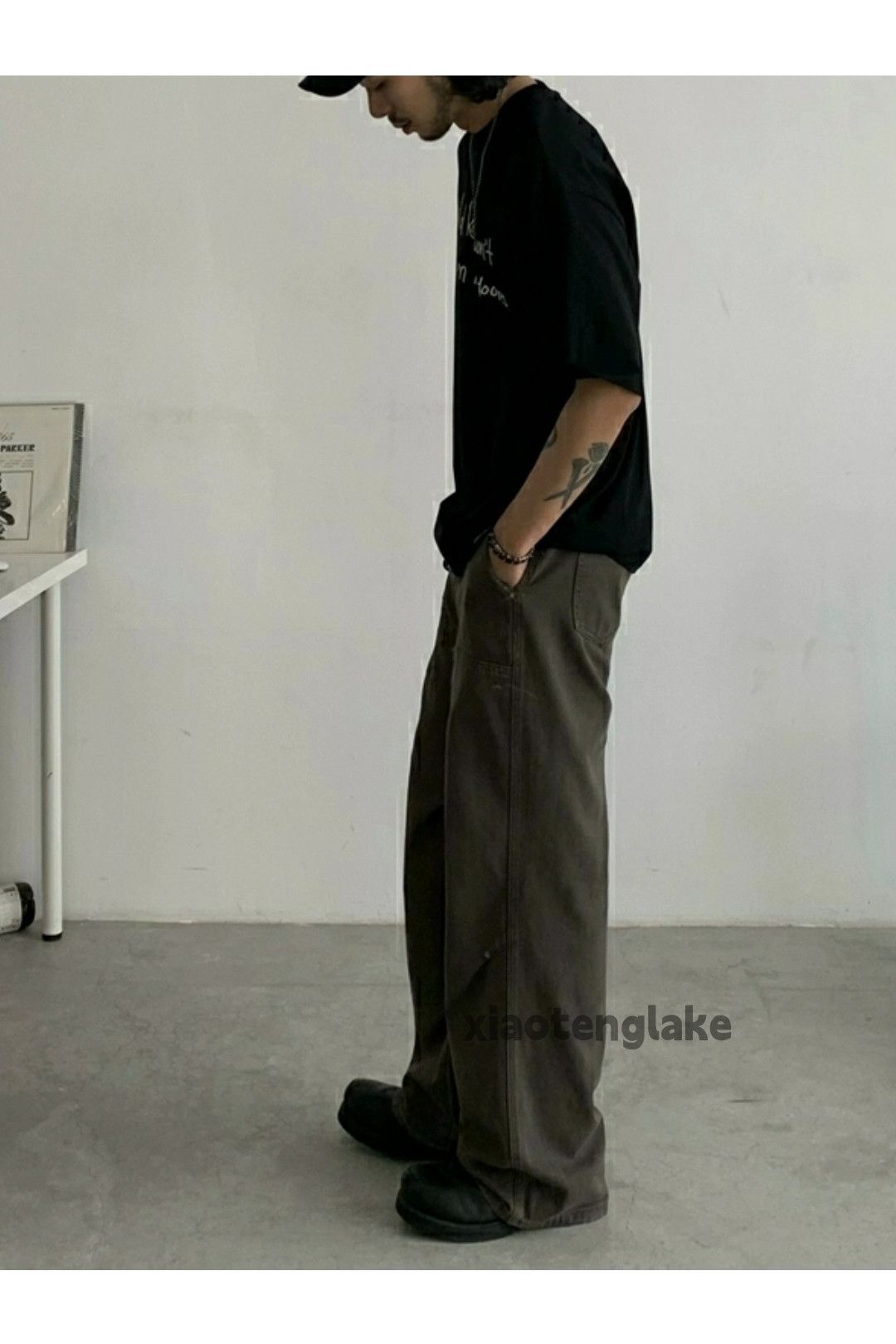 Designer × Japanese Brand × Vintage washed faded cleanfit utility carpenter cargo pants Size US 30 / EU 46 - 2 Thumbnail