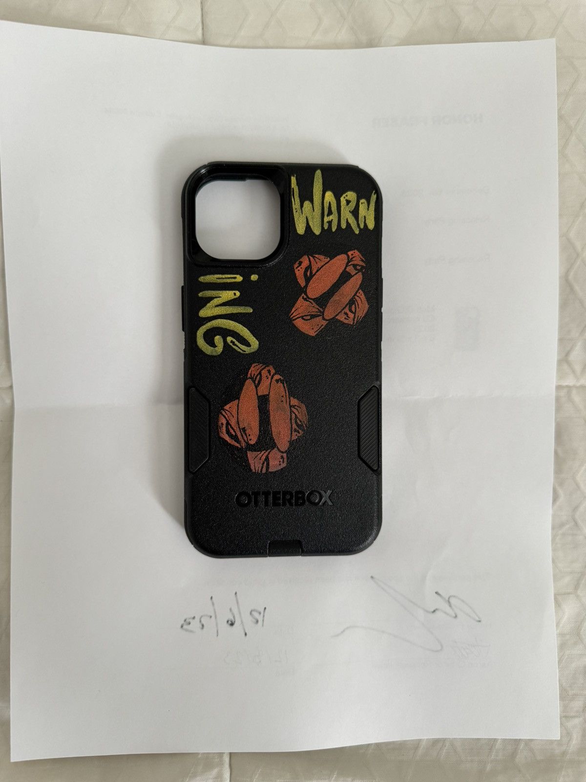image of Chrome Hearts x Matty Boy Iphone Case in Black, Men's