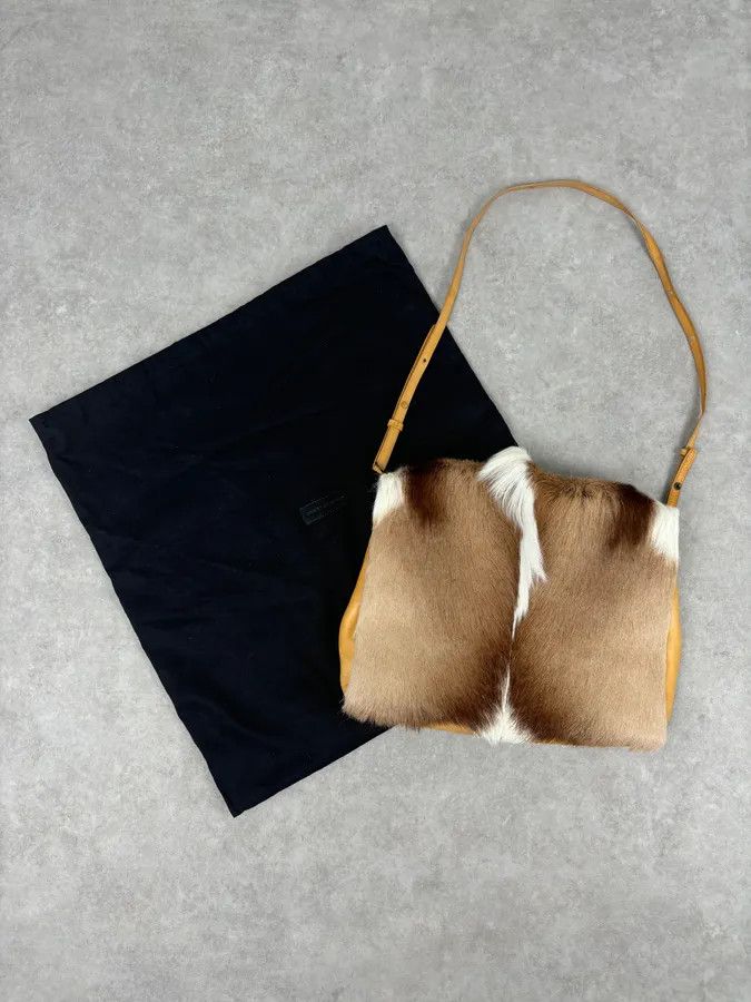 Dries Van Noten SS2015 Dries Van Noten Fur Beige Leather Shoulder Bag Size ONE SIZE - 5 Thumbnail