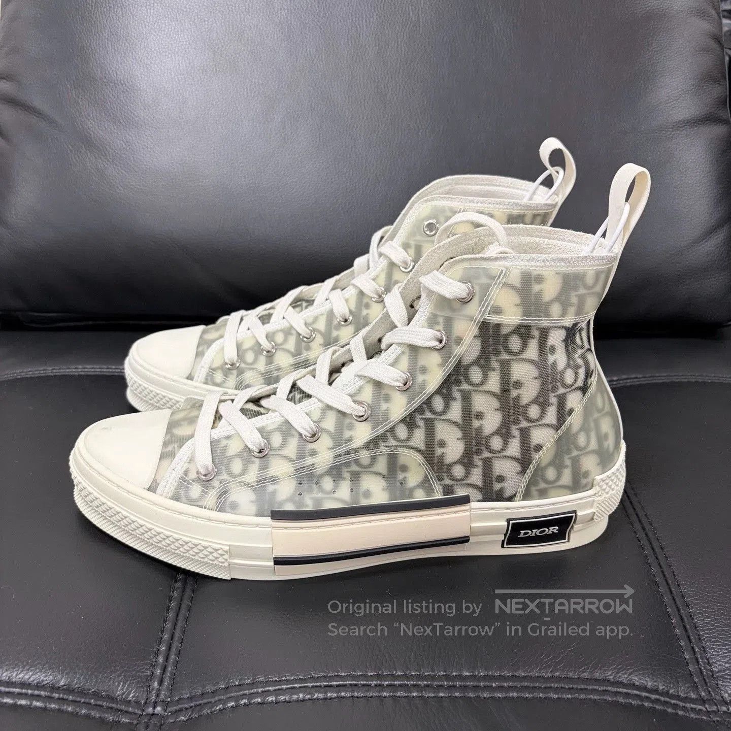 Dior Dior B23 High-Top White Sneakers. Size US 9 / EU 42 - 2 Thumbnail