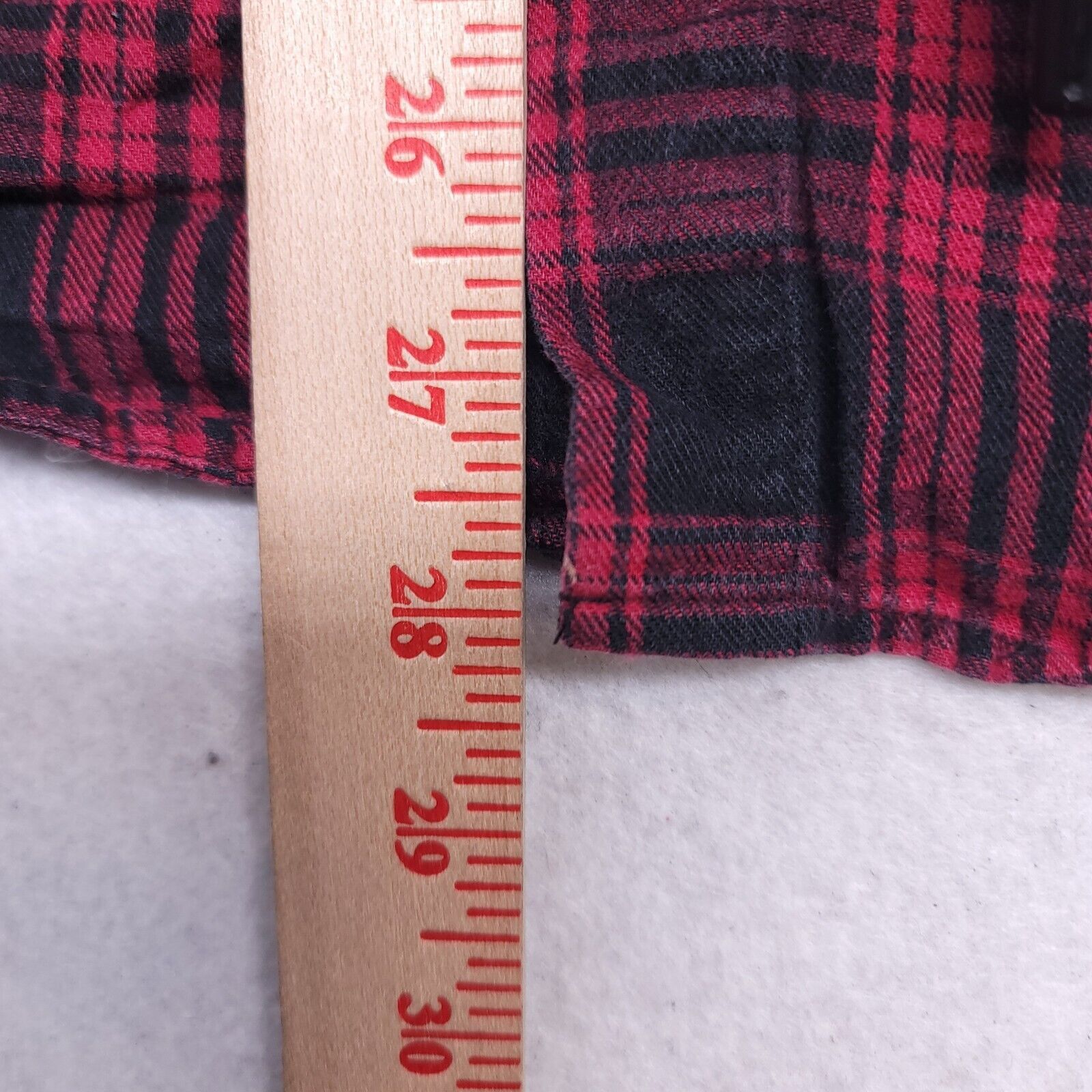 Forever 21 Forever 21 Casual Button Hoodie Mens Size Large L Red Plaid Size US L / EU 52-54 / 3 - 3 Thumbnail