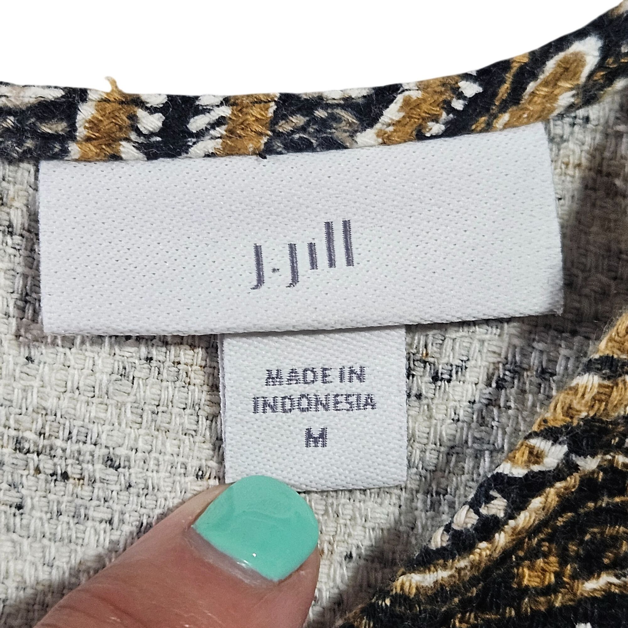 J. Jill J. Jill Womens Multicolor M Sleeveless Workwear Art Print Qu Size M / US 6-8 / IT 42-44 - 3 Thumbnail