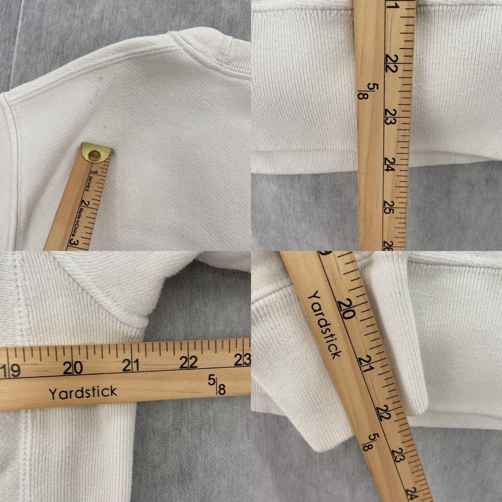 Champion VINTAGE Champion Sweatshirt Adult Medium White Reverse Weave Spellout Logo Sweatshirt Men M Size US M / EU 48-50 / 2 - 8 Thumbnail