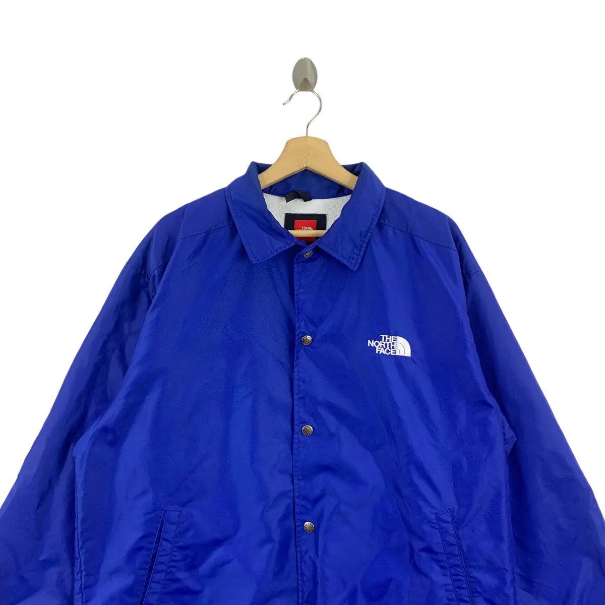 The North Face Vtg THE NORTH FACE x ROCK SOLID Nylon Coach Jacket Snap Size US L / EU 52-54 / 3 - 4 Thumbnail
